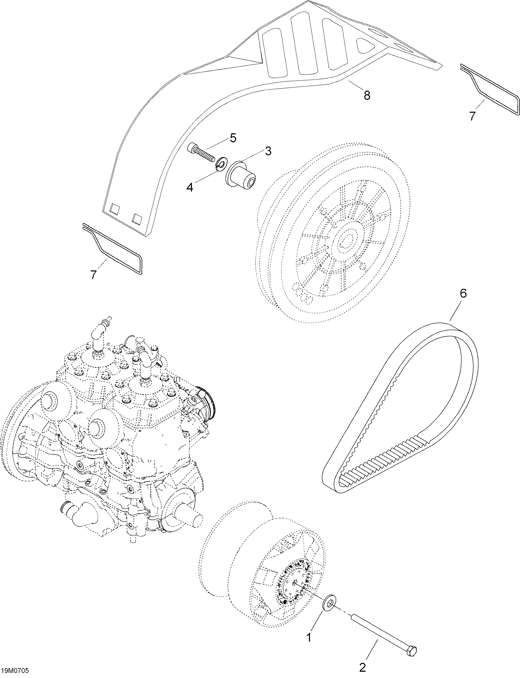 Схема узла: Pulley System