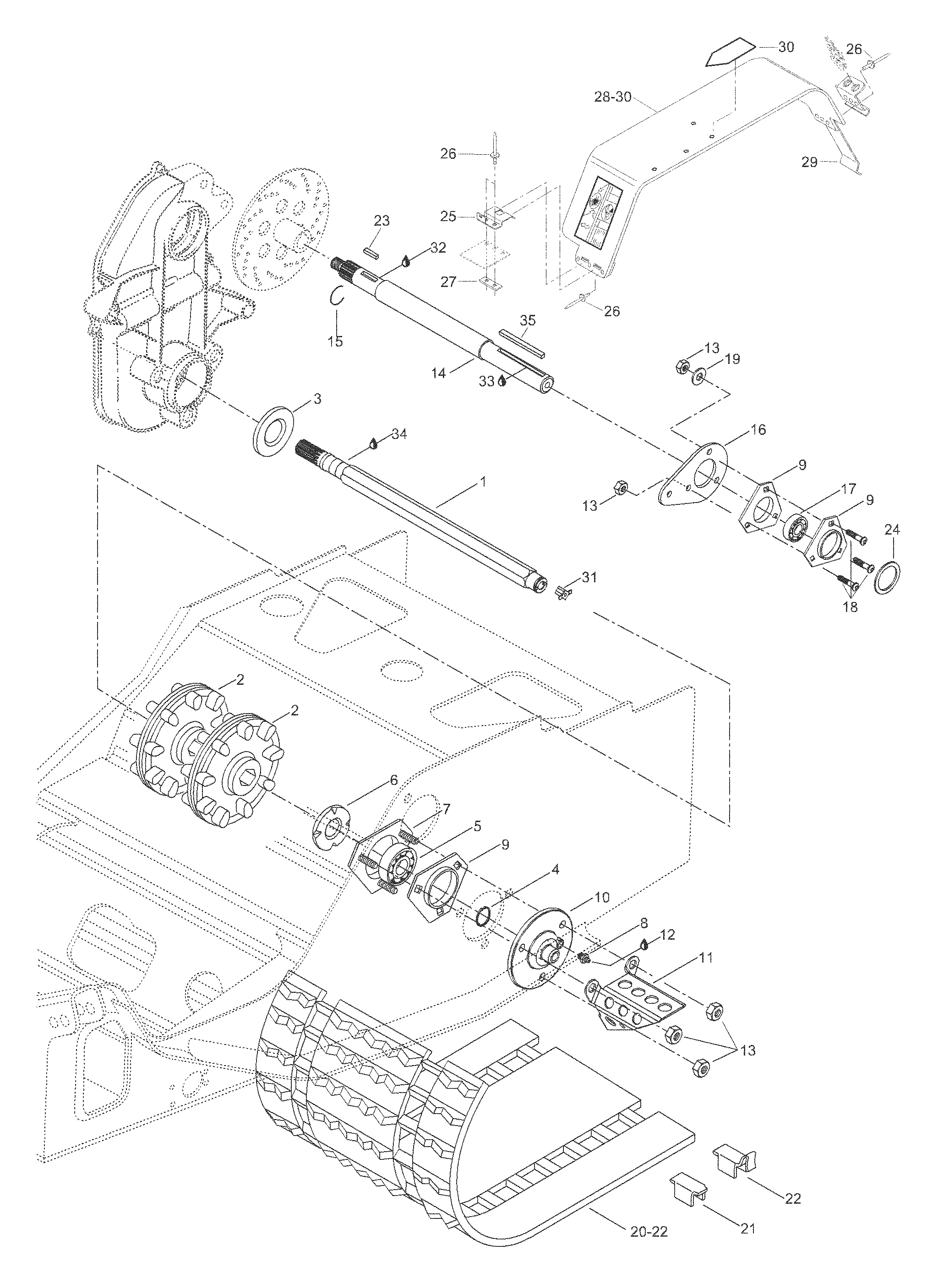 Схема узла: Drive Axle