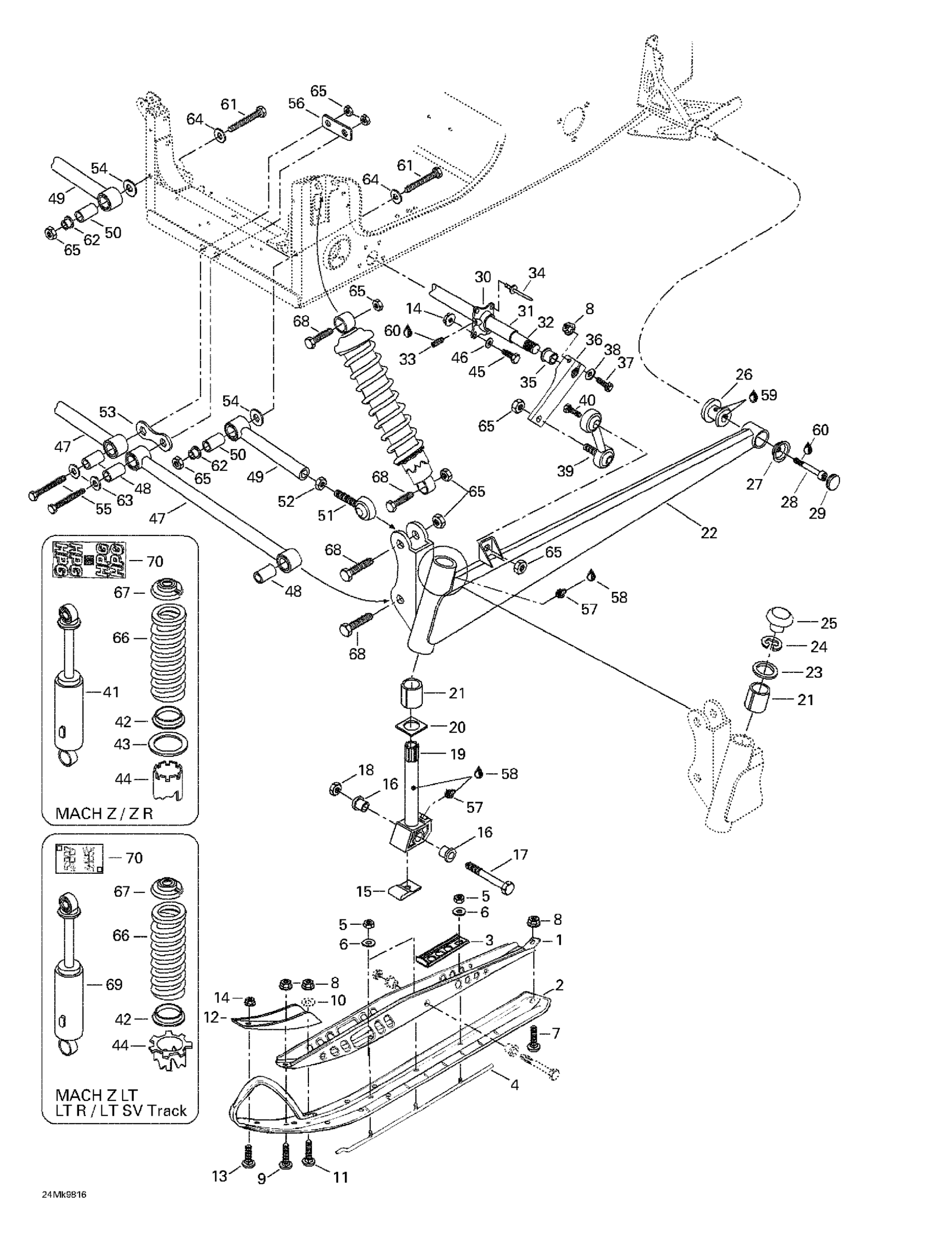 Front Suspension And Ski