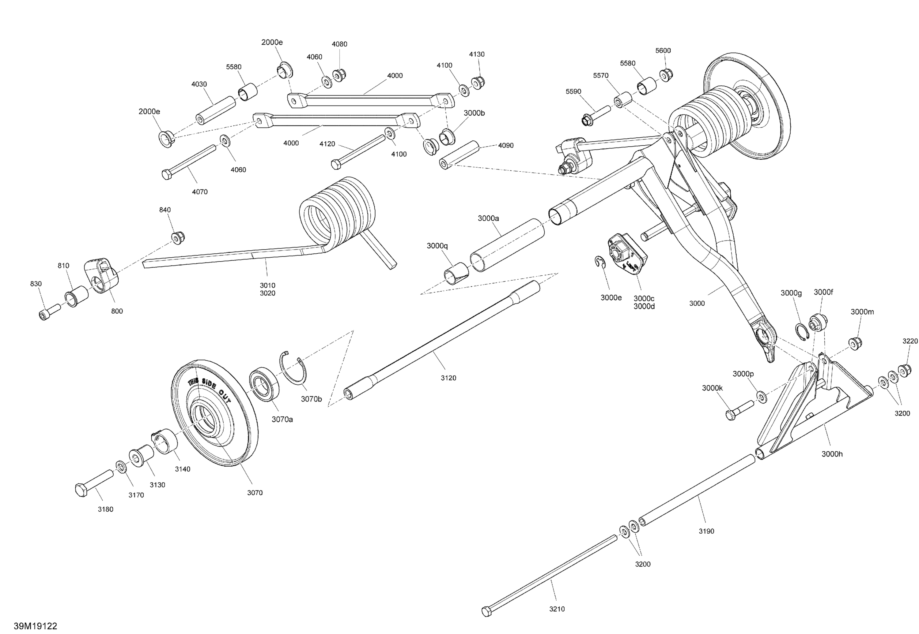 Rear Suspension -  Upper Section - SP 146