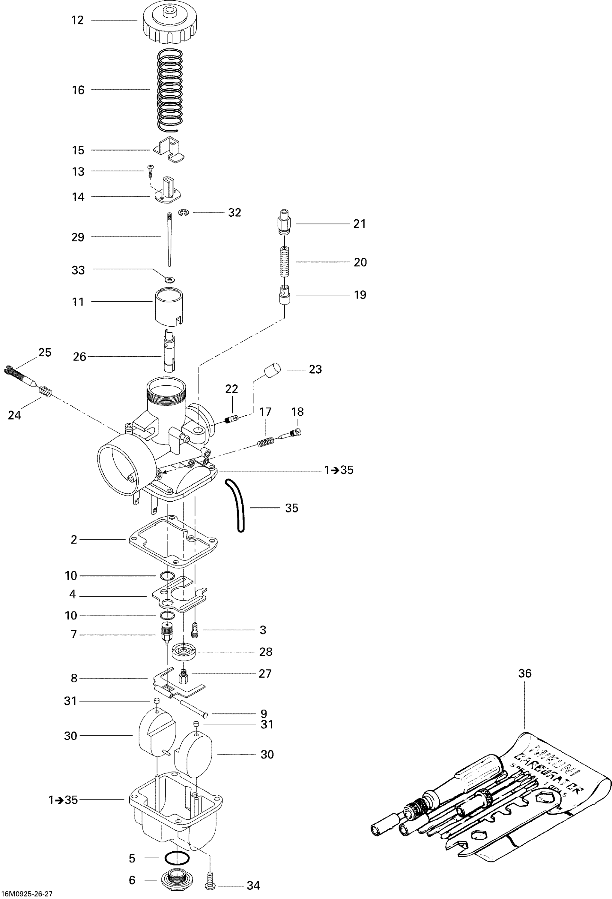 Схема узла: Carburetor