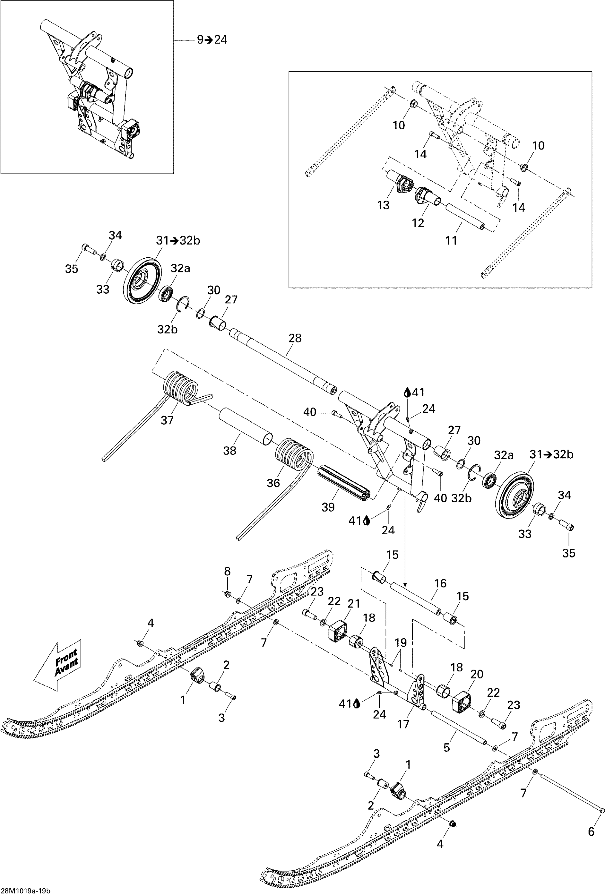 Схема узла: Rear Arm 1, LE