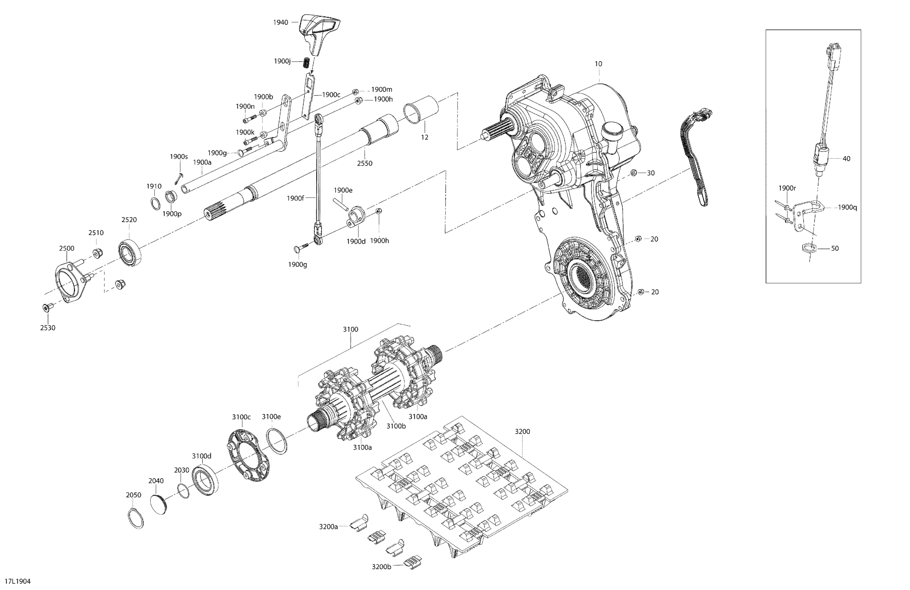 Drive Train - 69 Ranger - 900 ACE