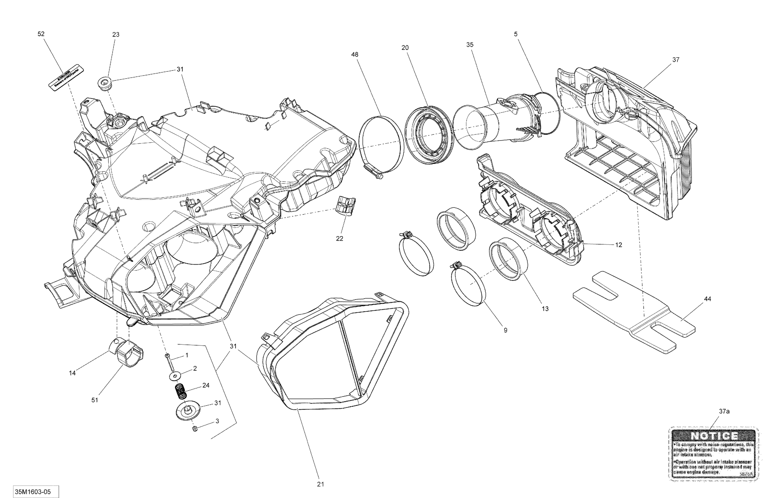 Air Intake System - 600 CARB