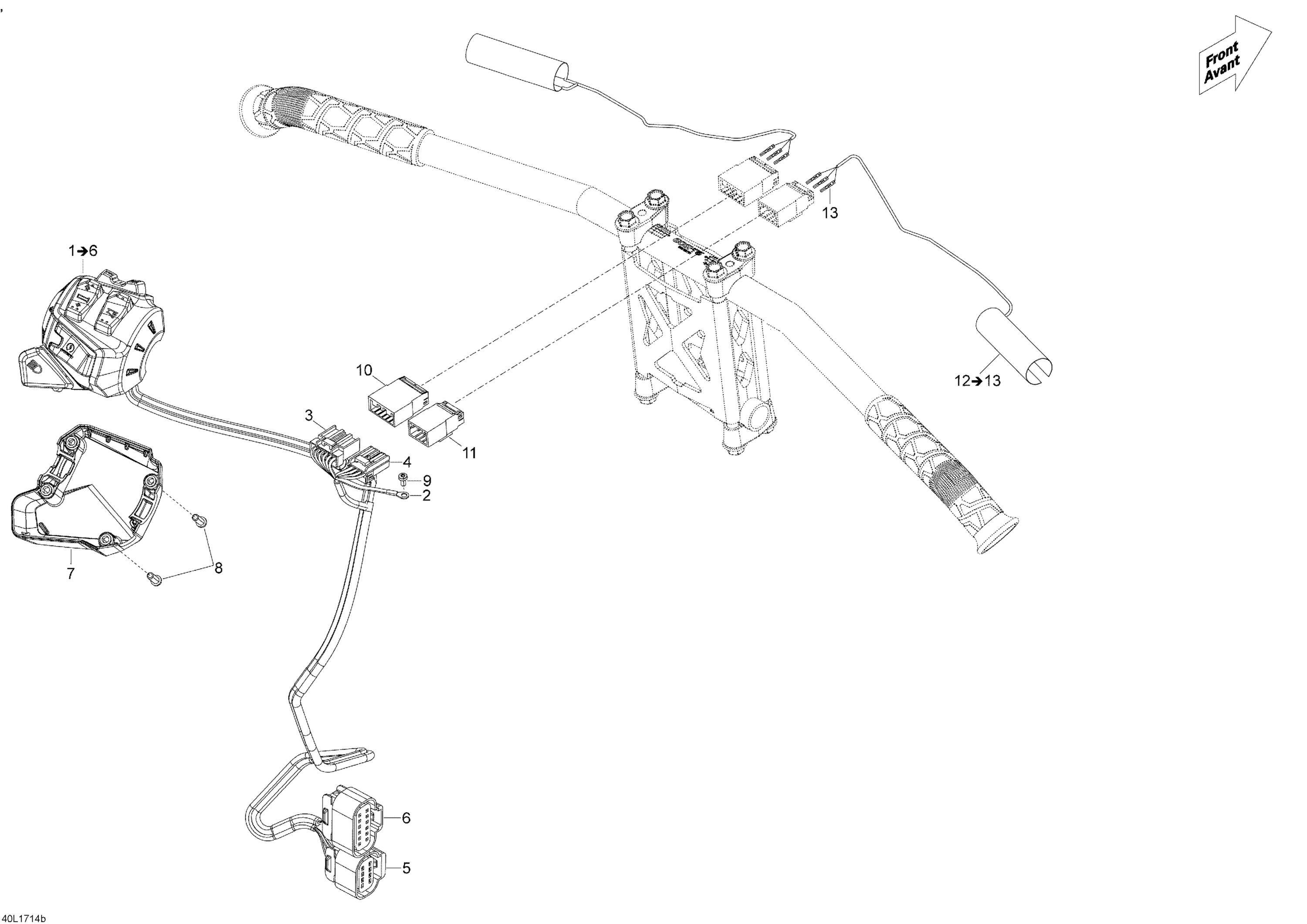 Схема узла: Steering Wiring Harness