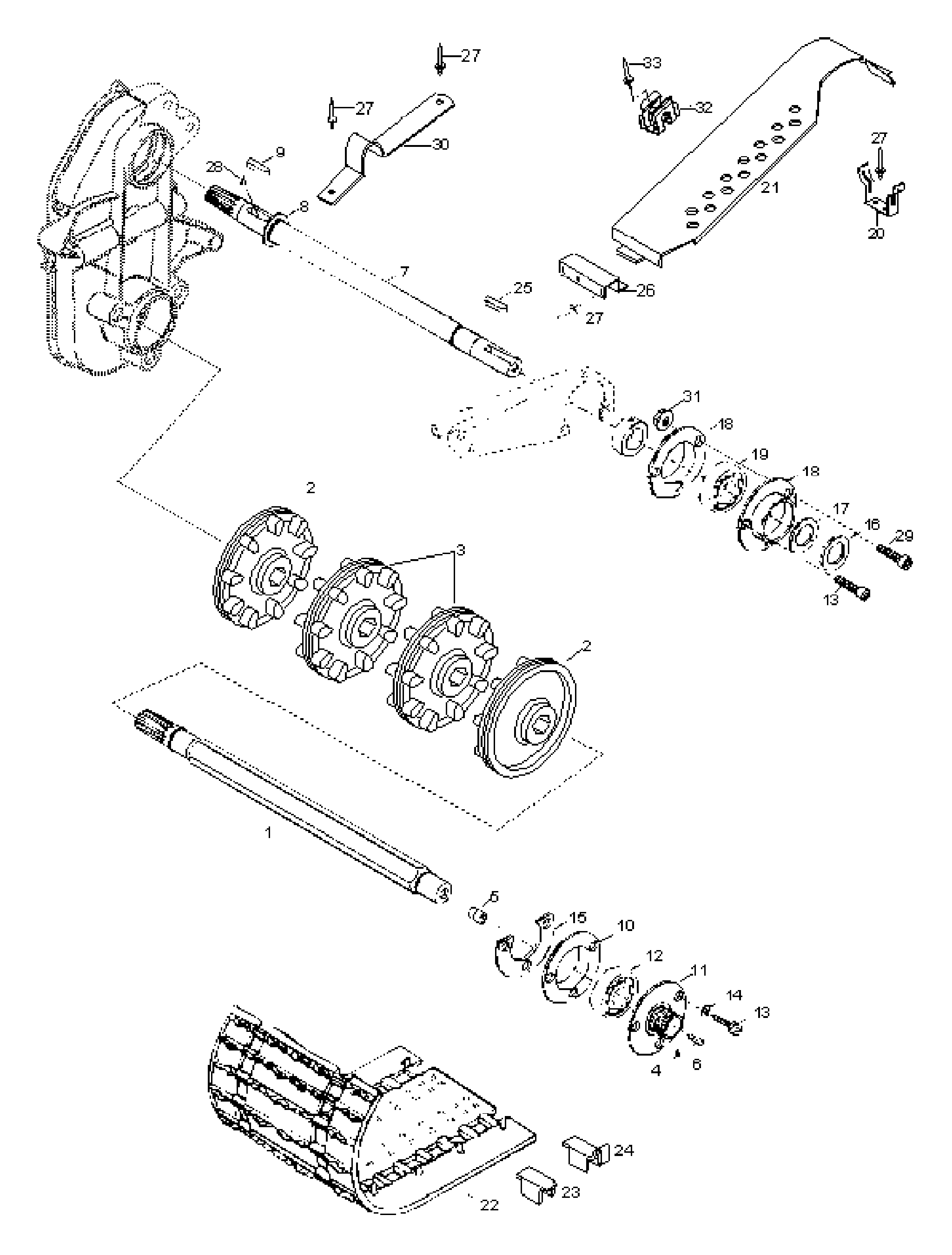 Схема узла: Drive Axle