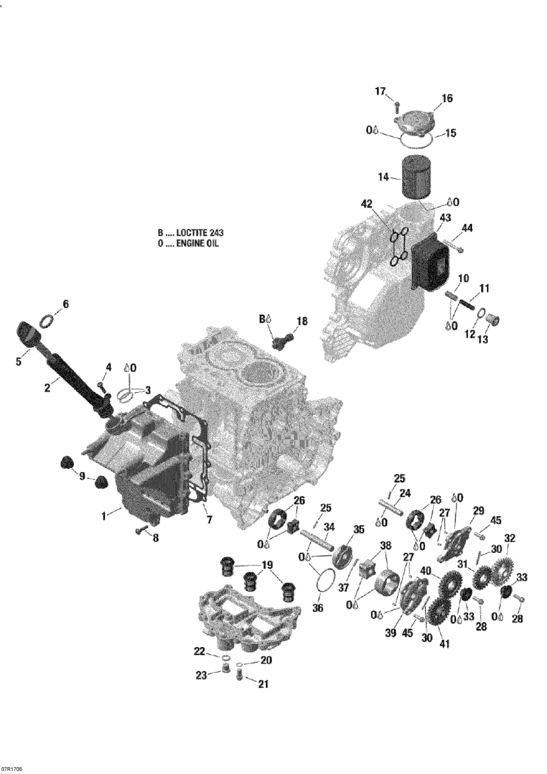 Схема узла: Engine Lubrication - 600 ACE