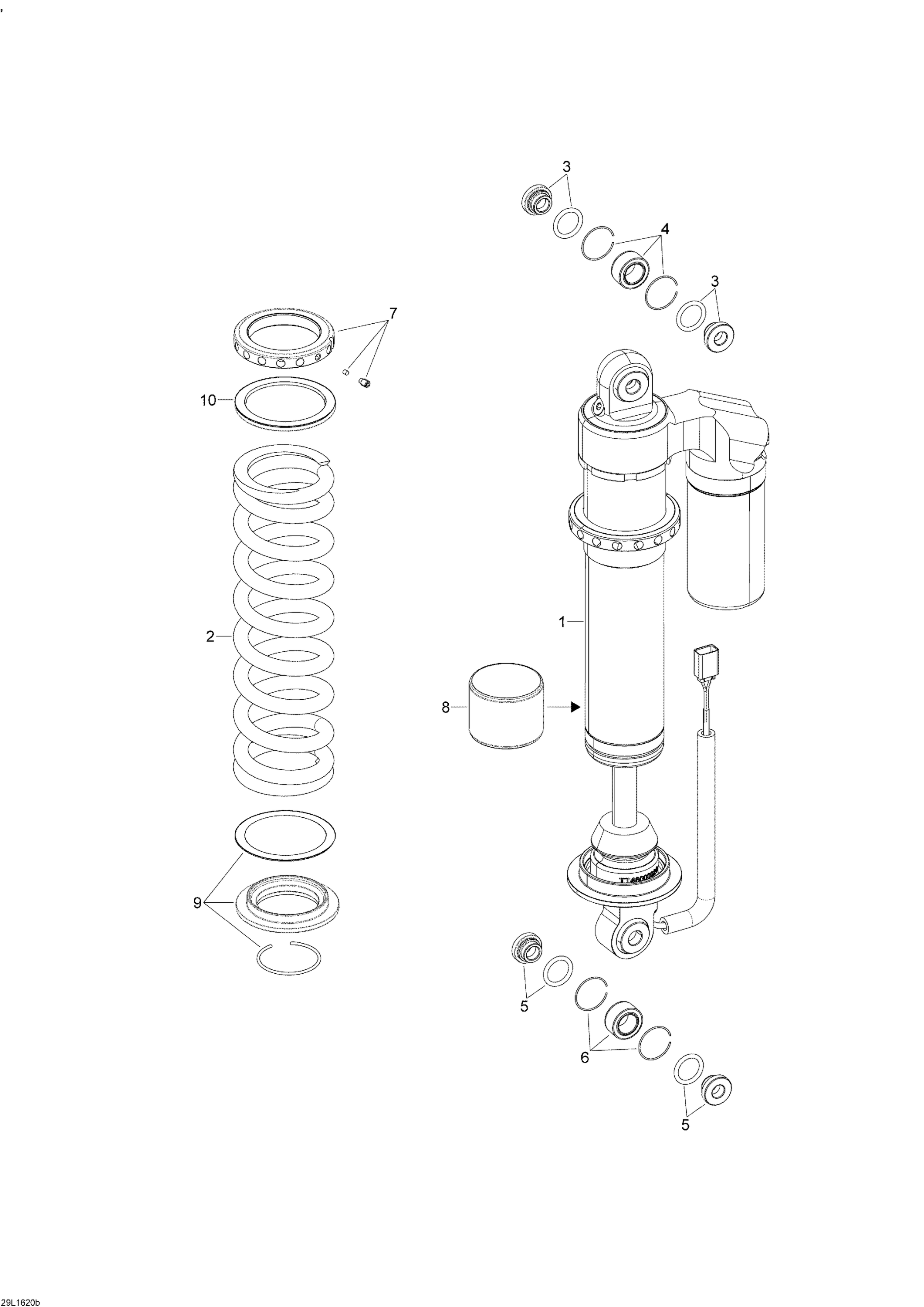 Ski & Rear Shocks (Tractive)