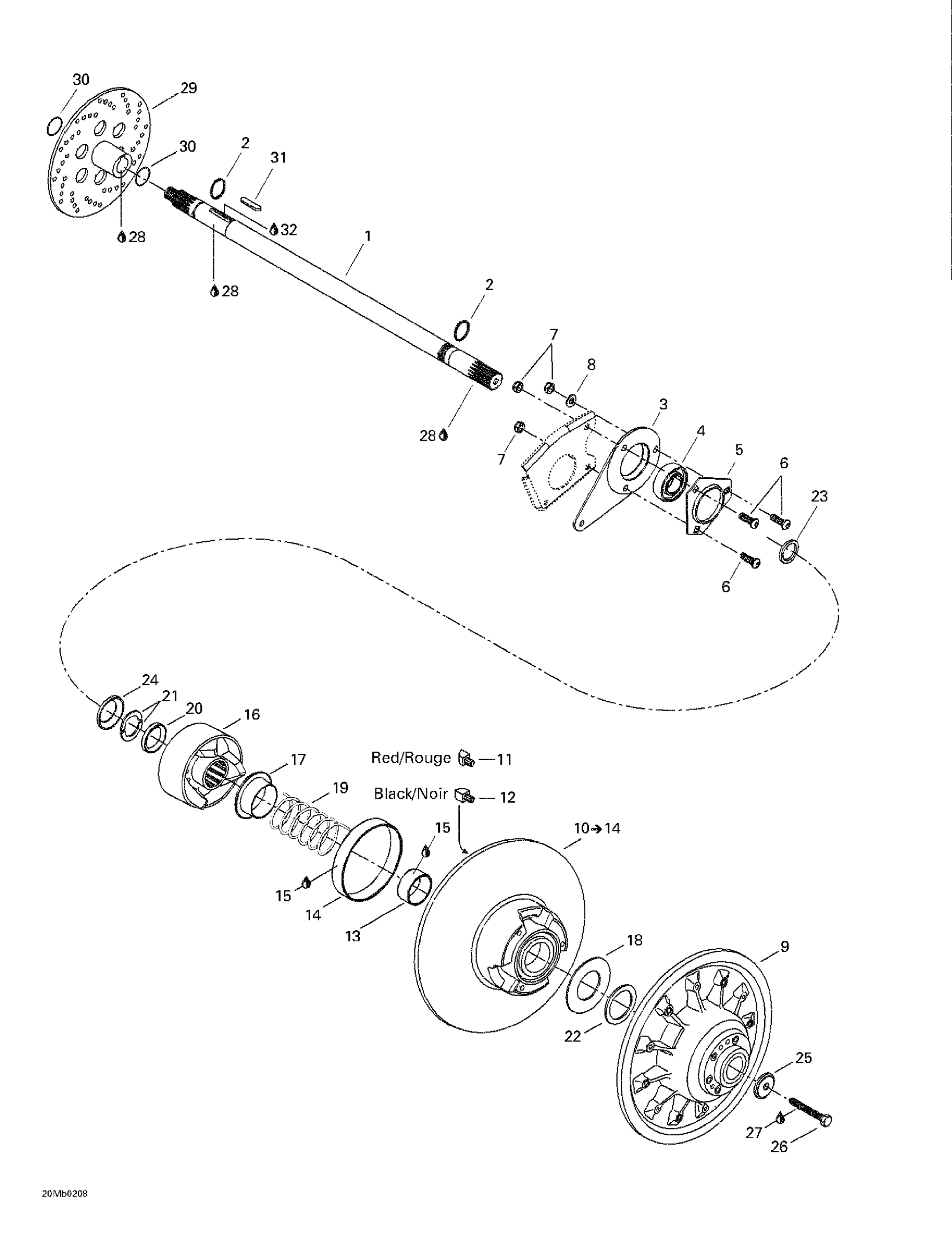 Driven Pulley