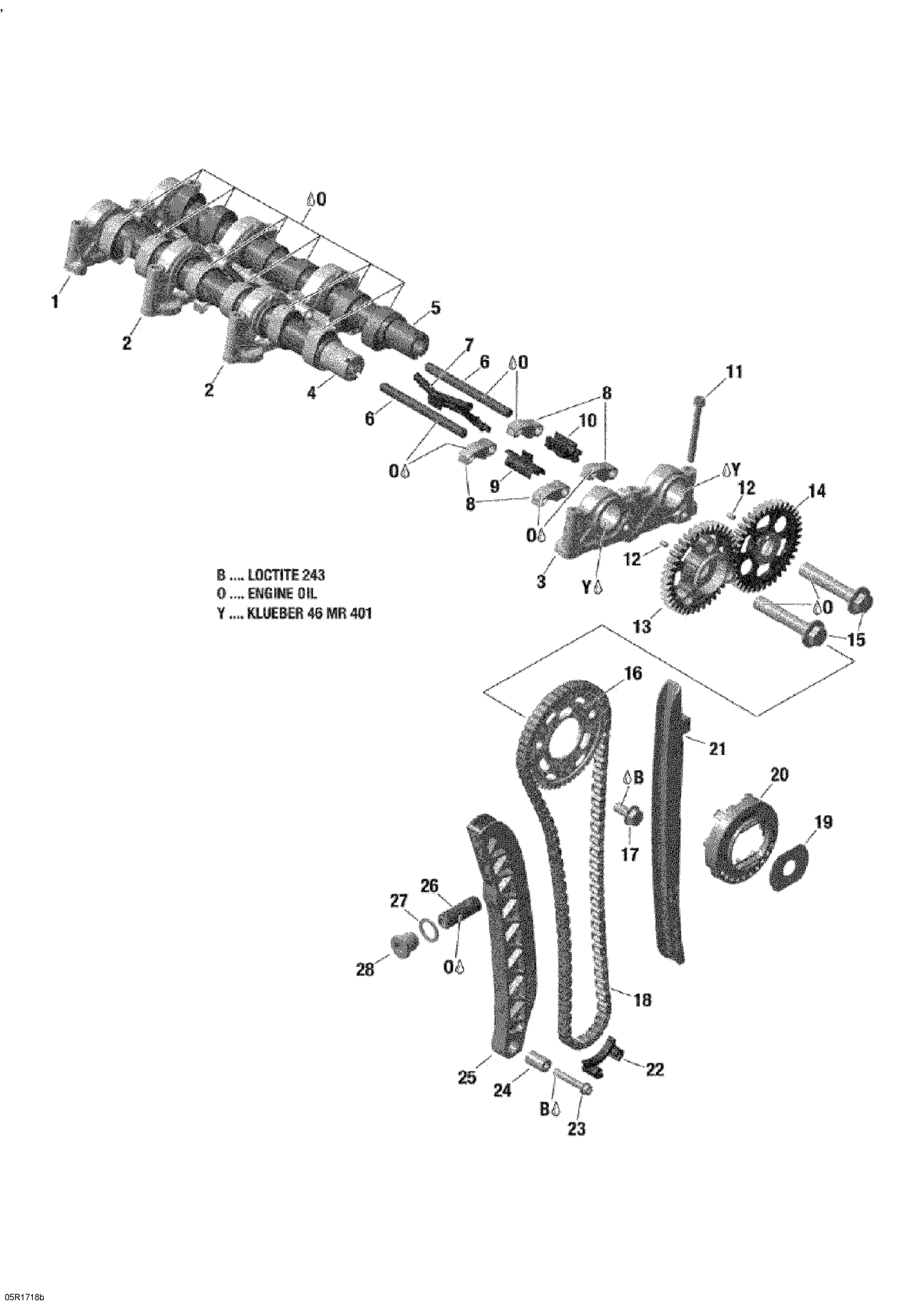 Camshafts And Timing Chain - 1200 4-TEC