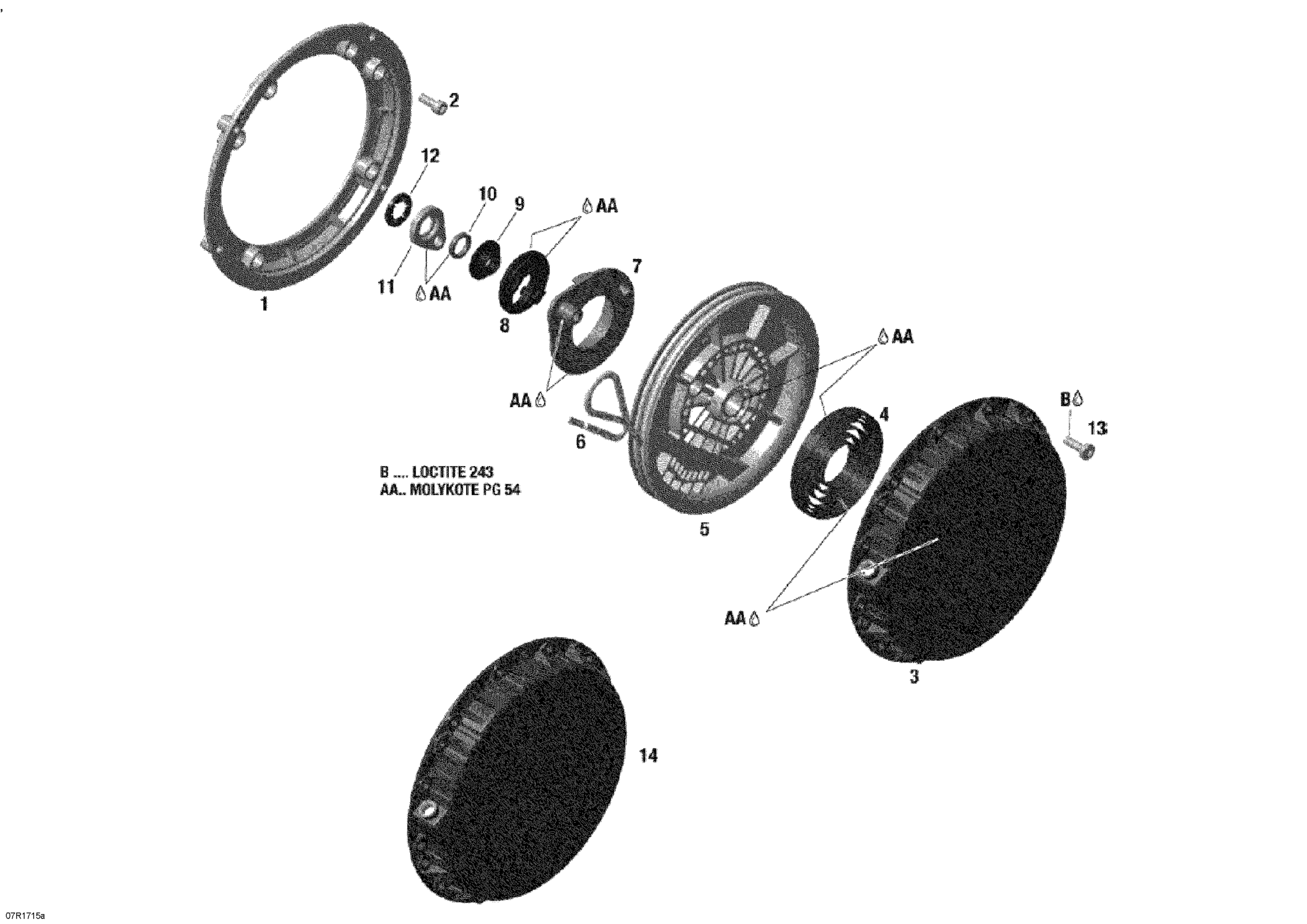 Rewind Starter - 600 E-TEC