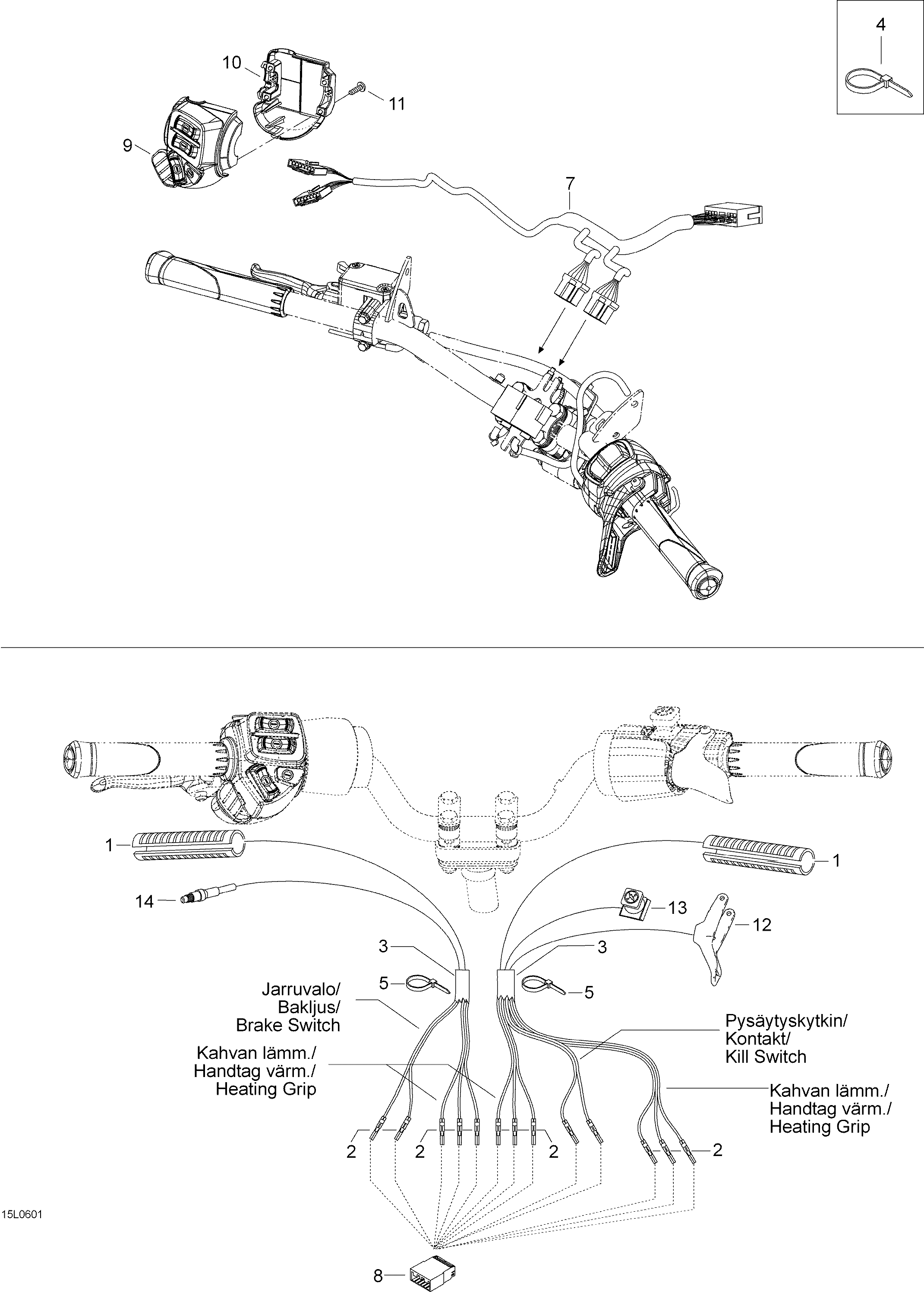 Схема узла: Steering Harness