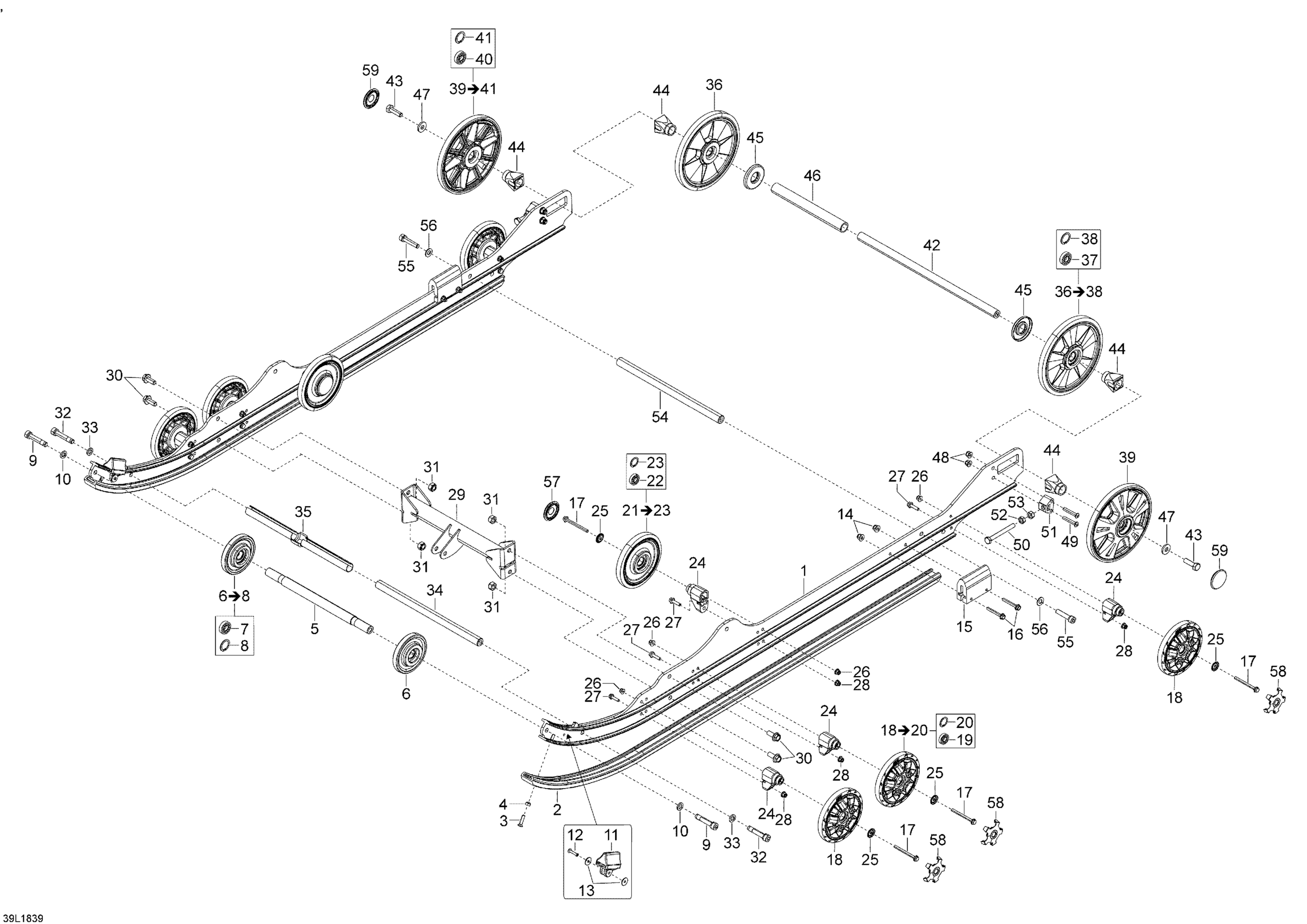 Схема узла: Rear Suspension