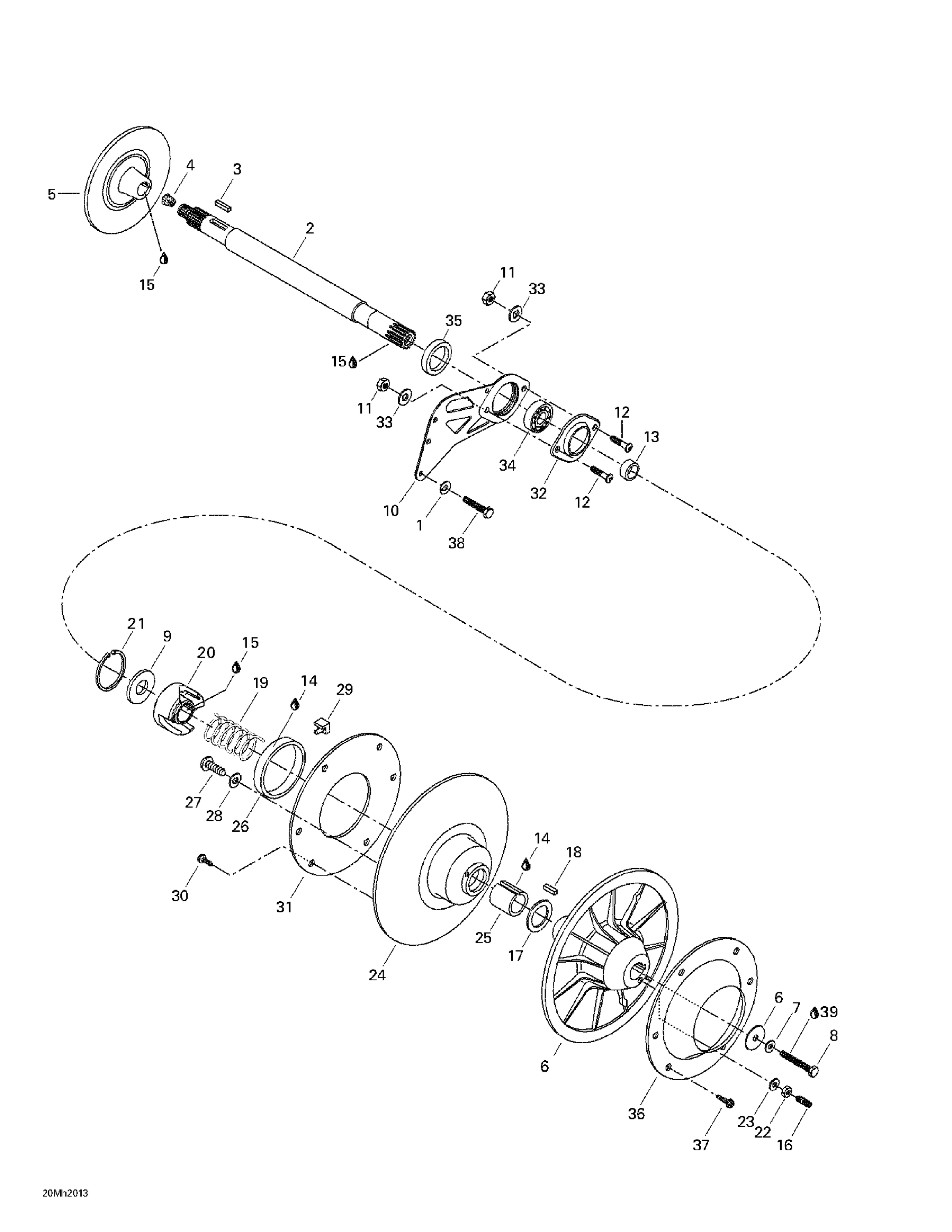 Driven Pulley