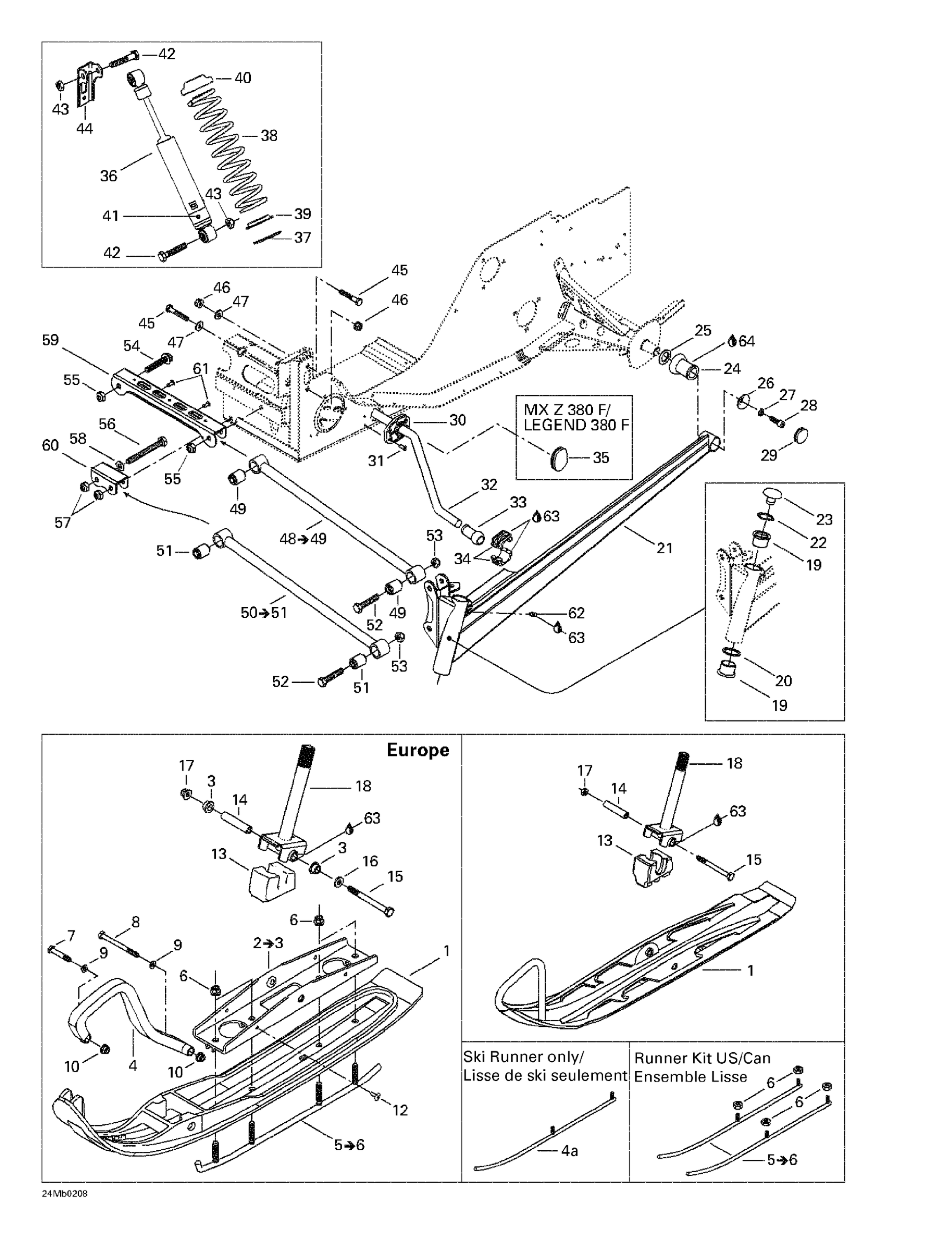 Front Suspension And Ski