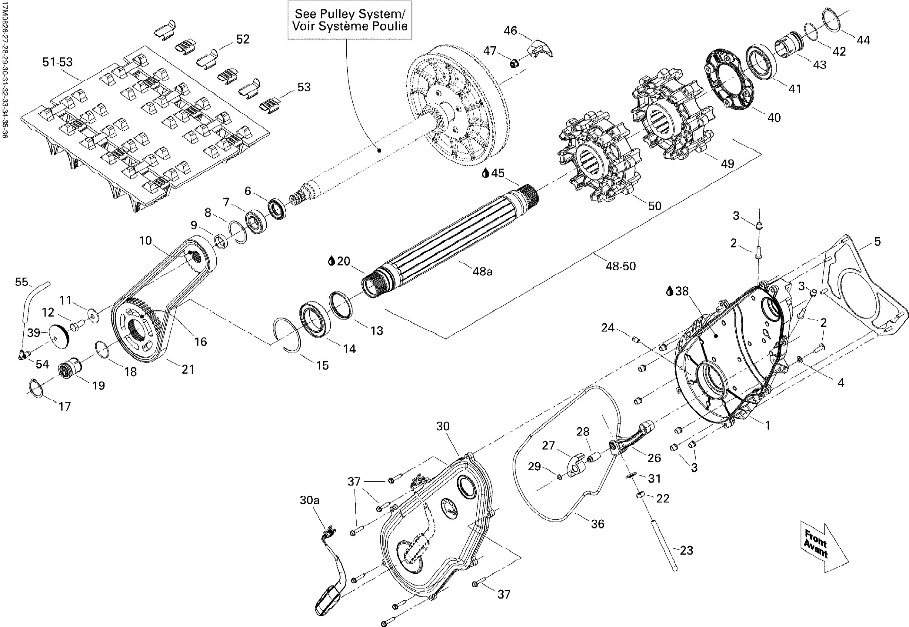 Схема узла: Drive System 600HO SDI