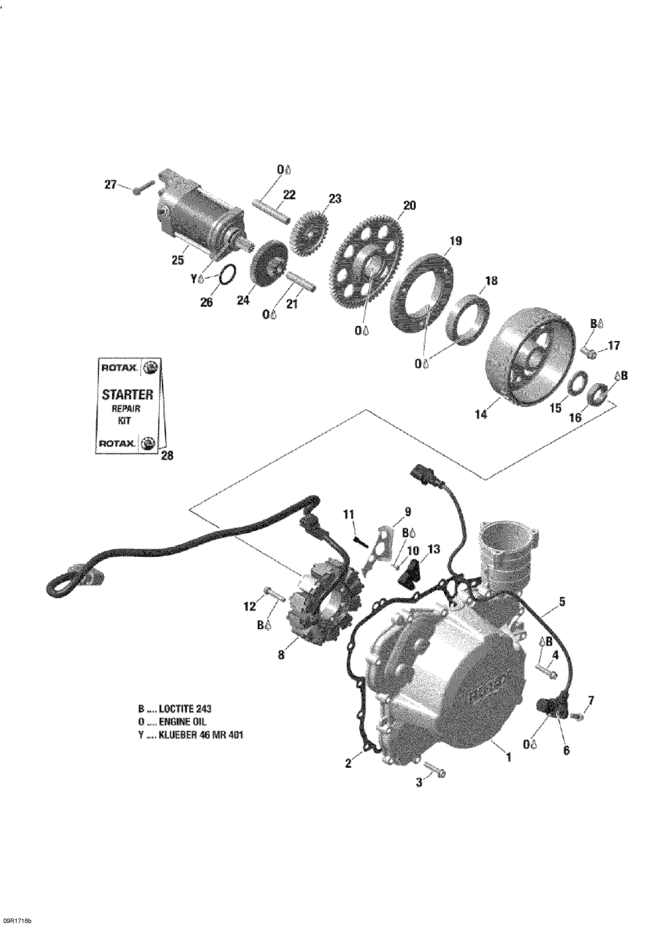 Magneto And Electric Starter - 1200 4-TEC