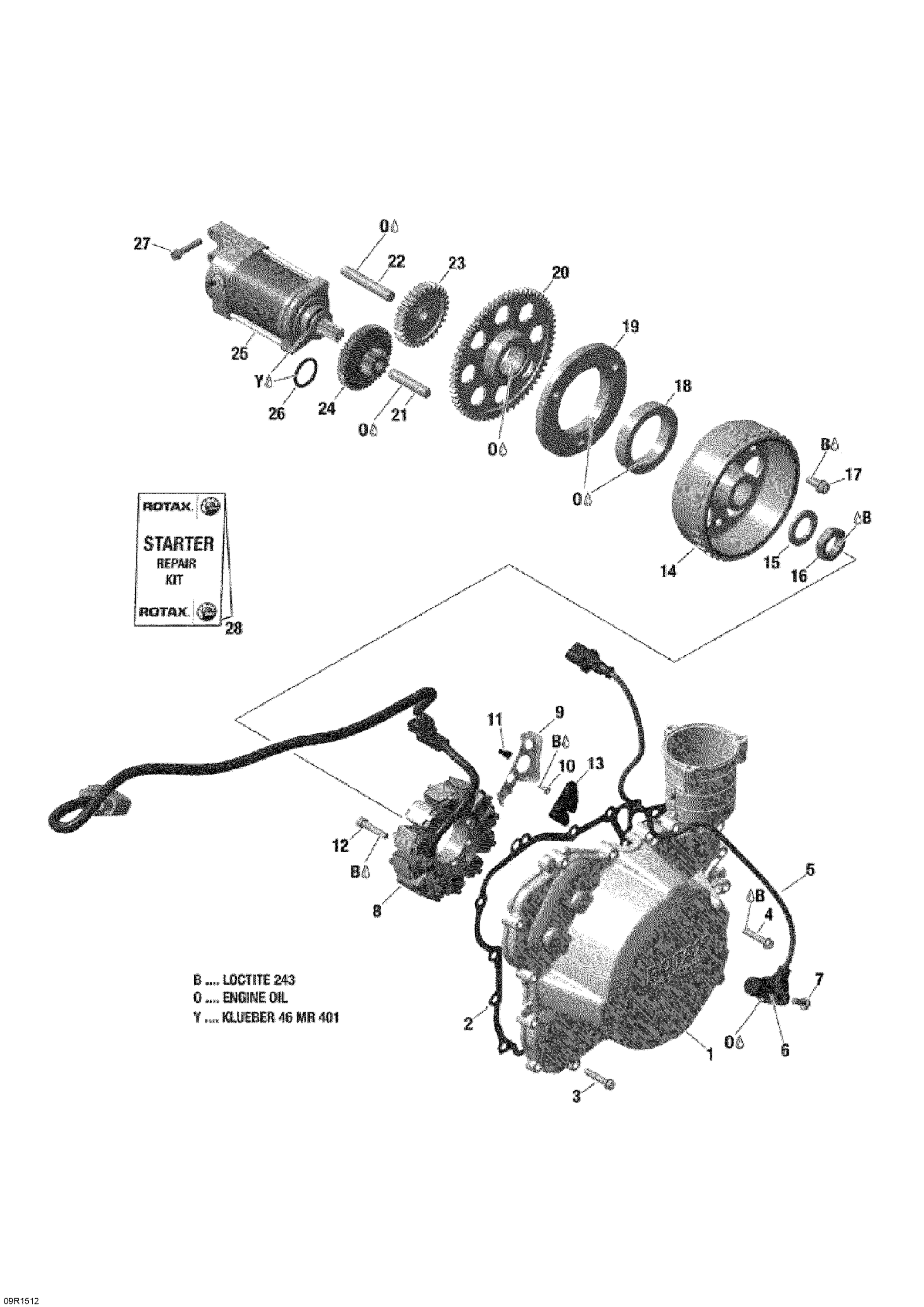 Magneto And Electric Starter