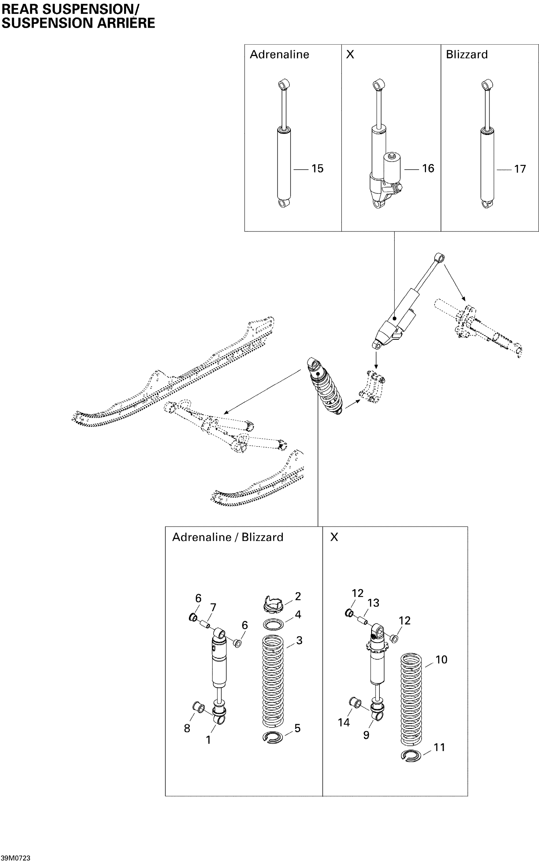 Rear Suspension Shocks X