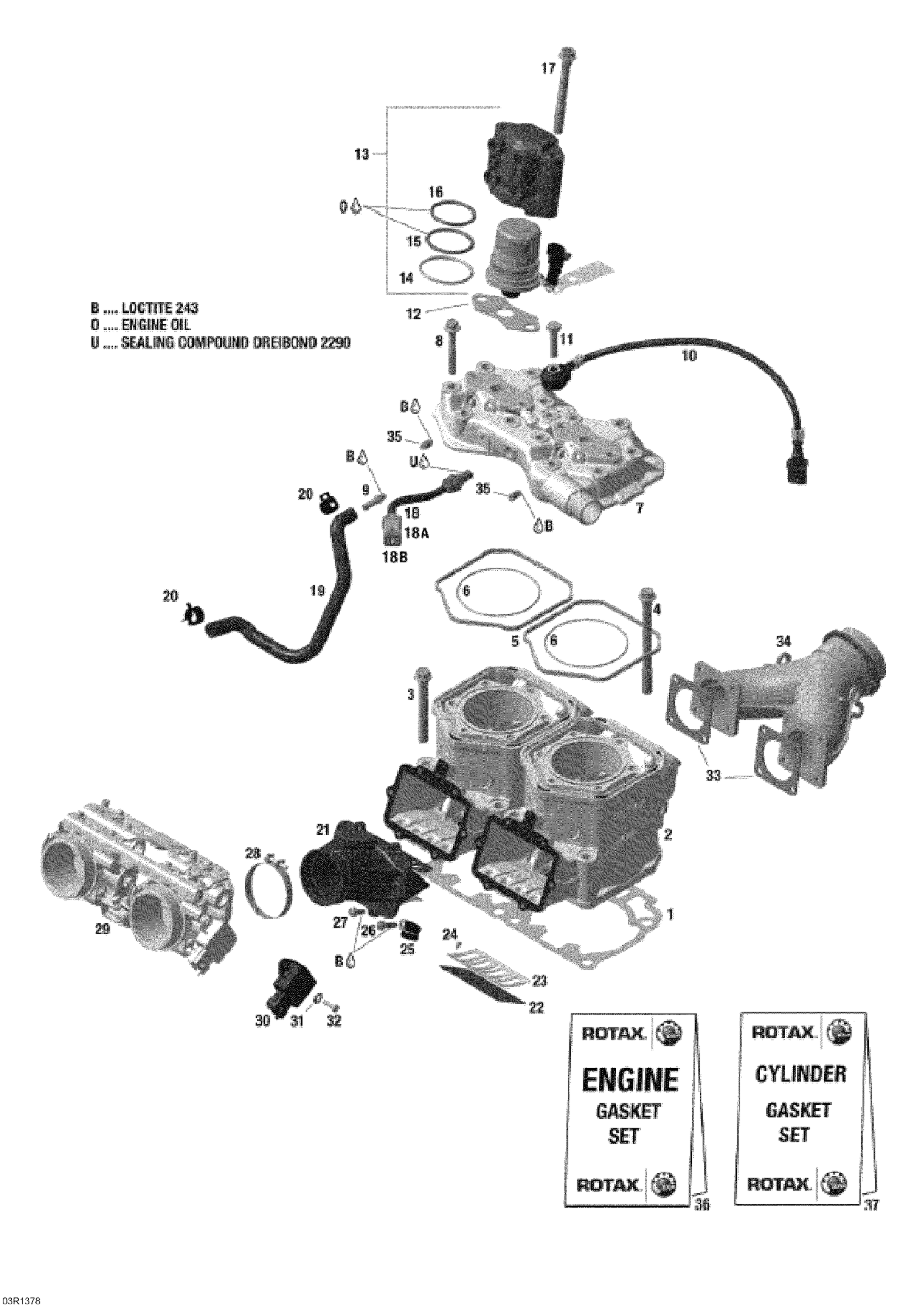 Схема узла: Cylinder Head