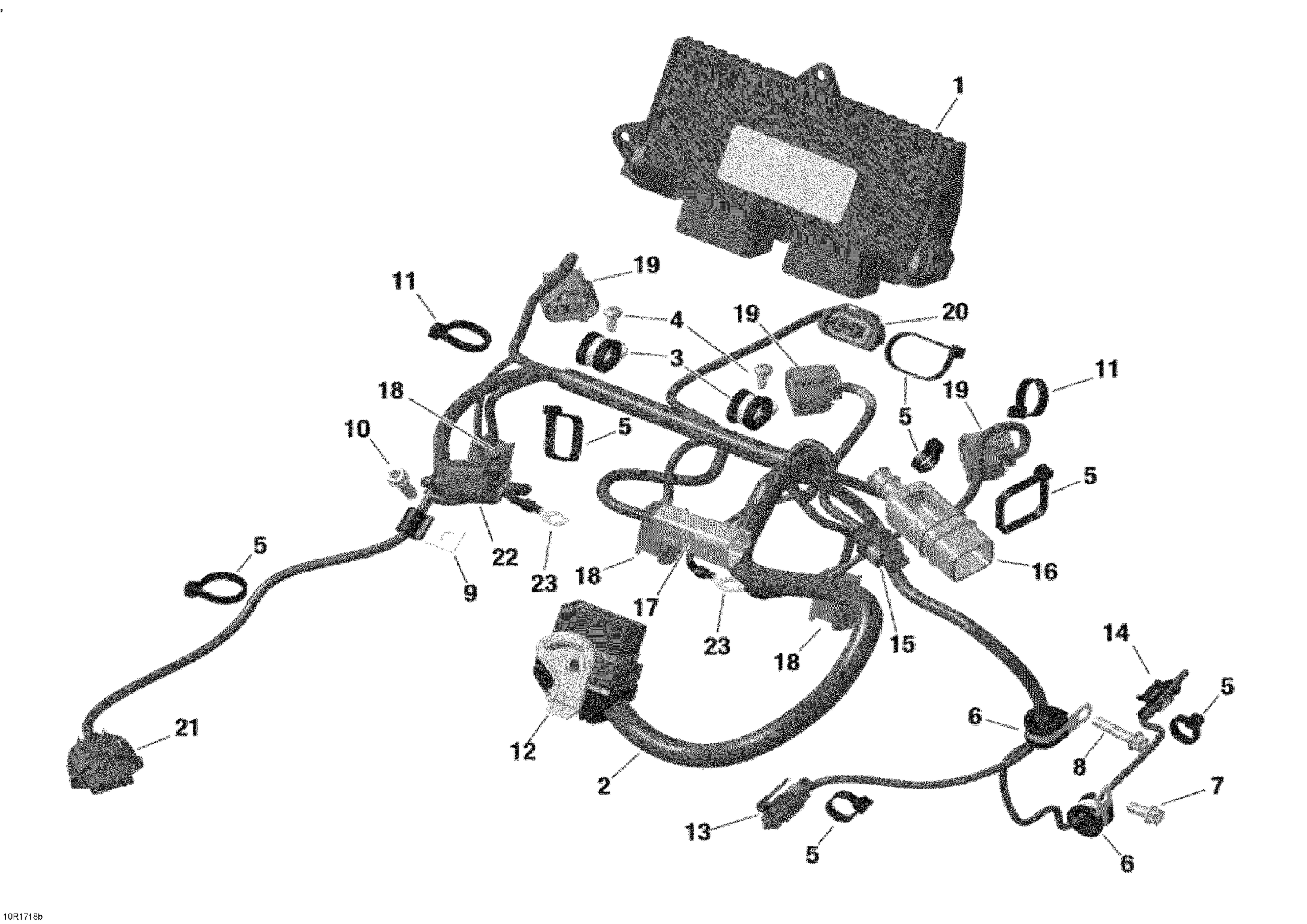 Engine Harness And Electronic Module - 1200 4-TEC