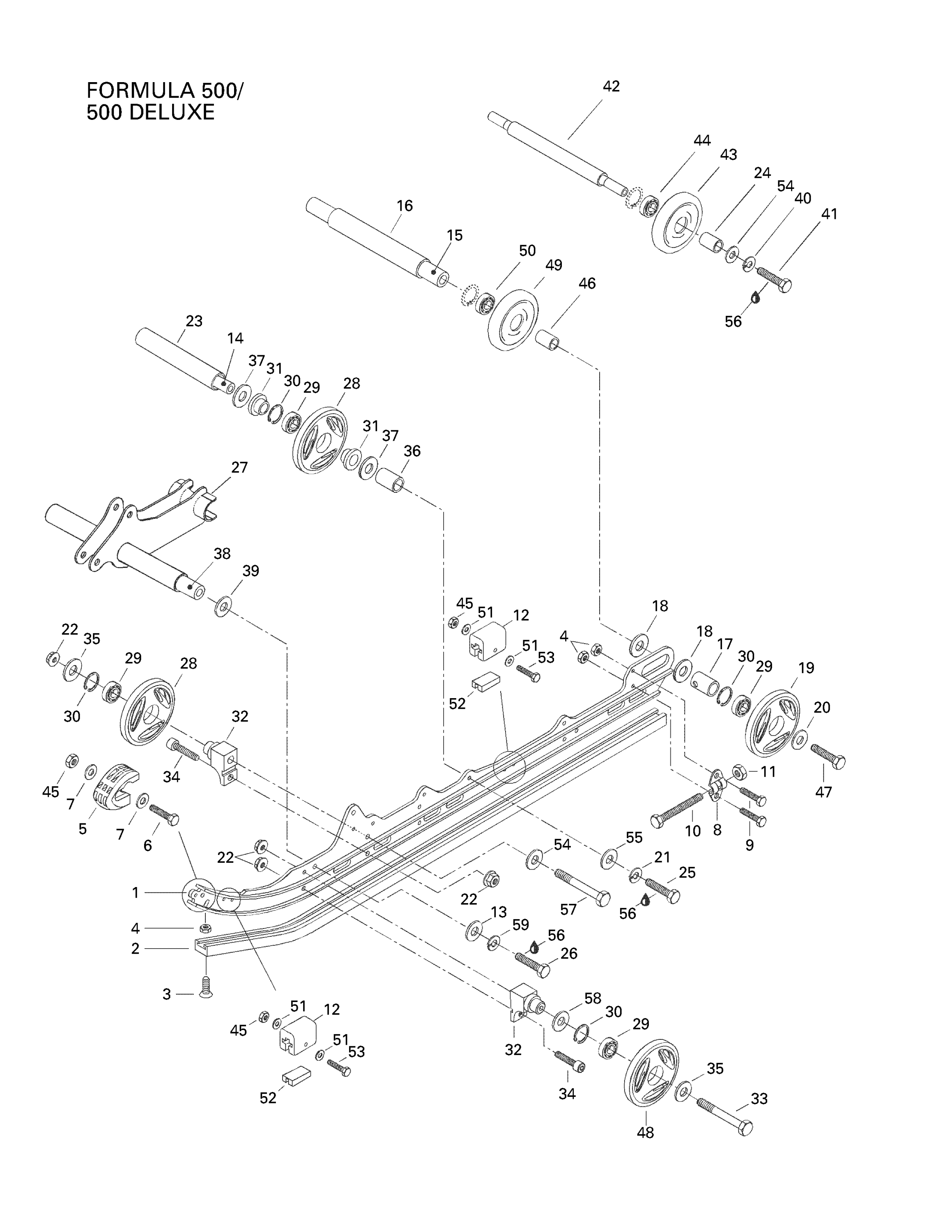 Схема узла: Rear Suspension