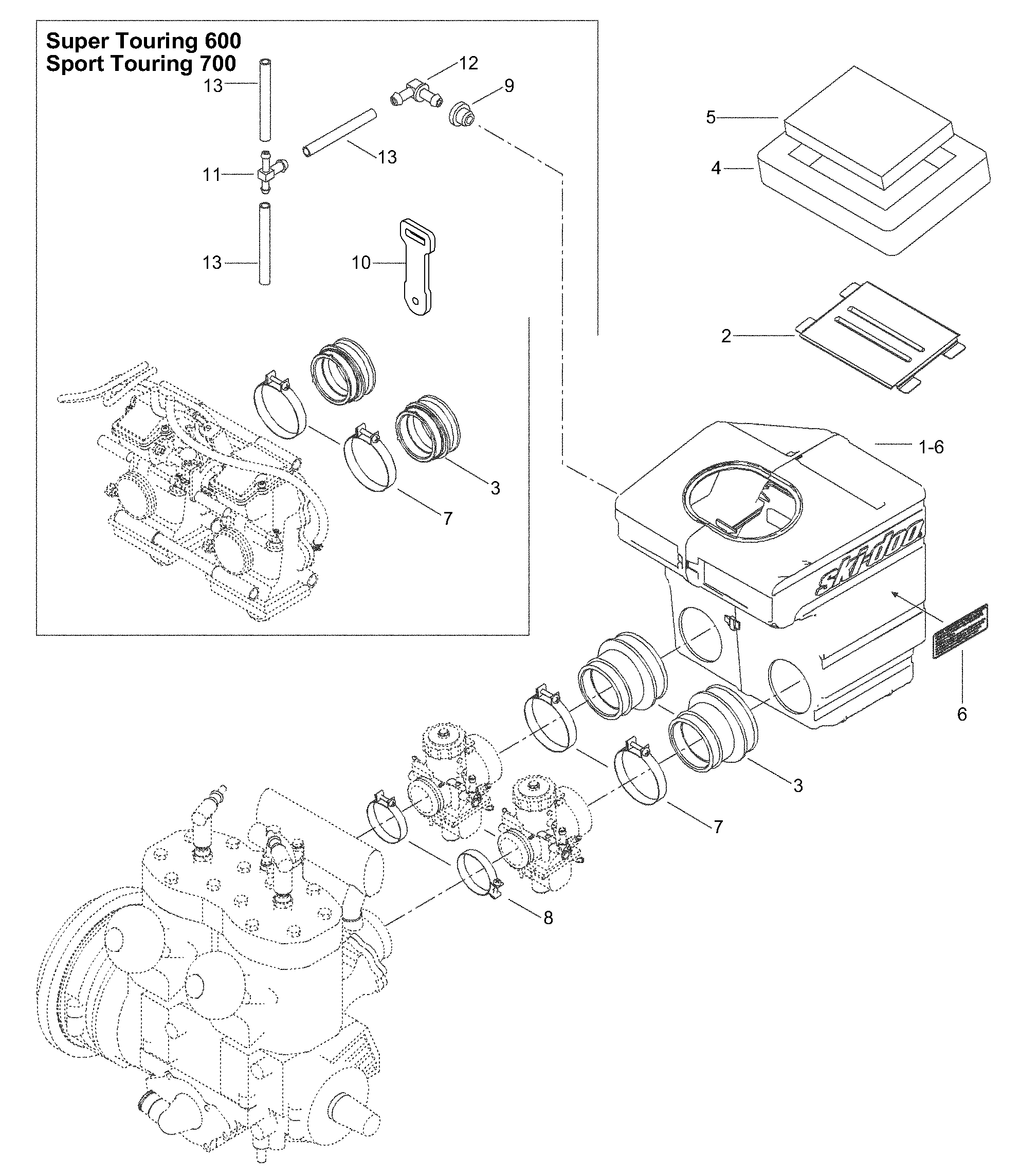 Схема узла: Air Silencer