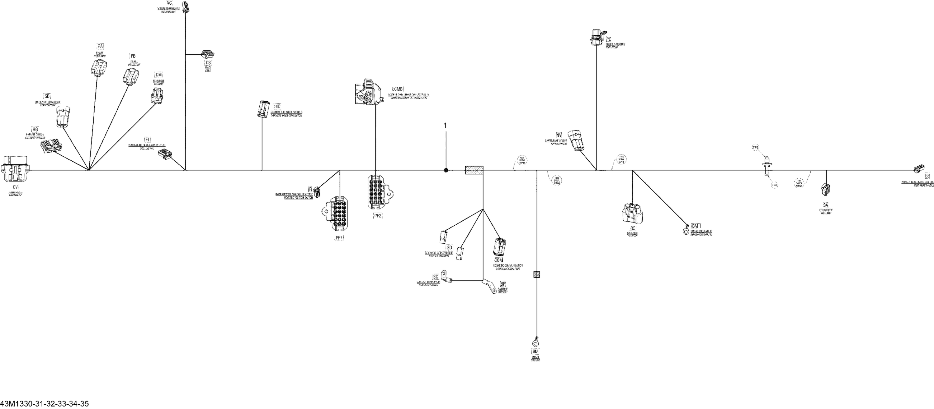 Схема узла: Electrical Harness , Main