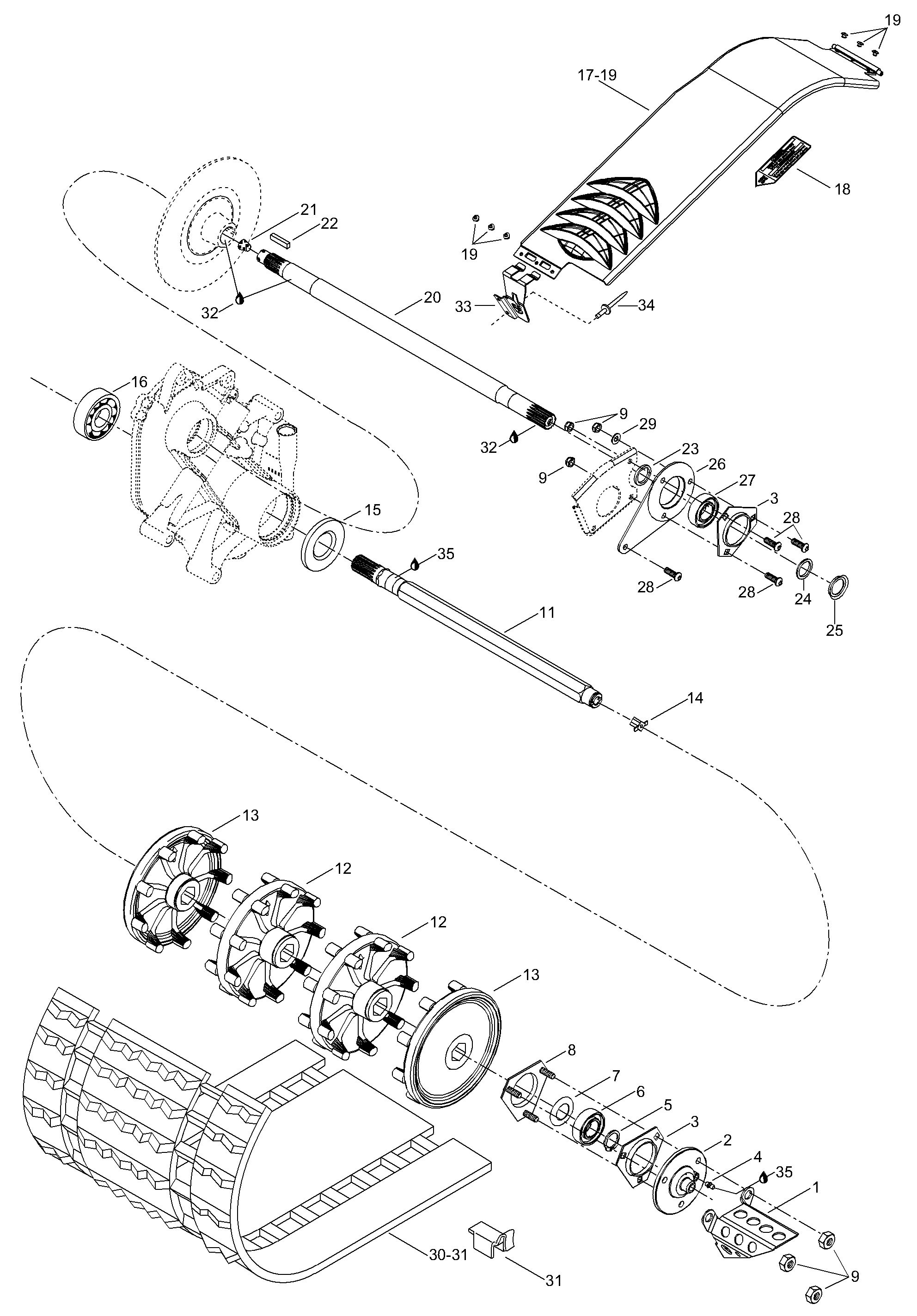 Схема узла: Drive Axle