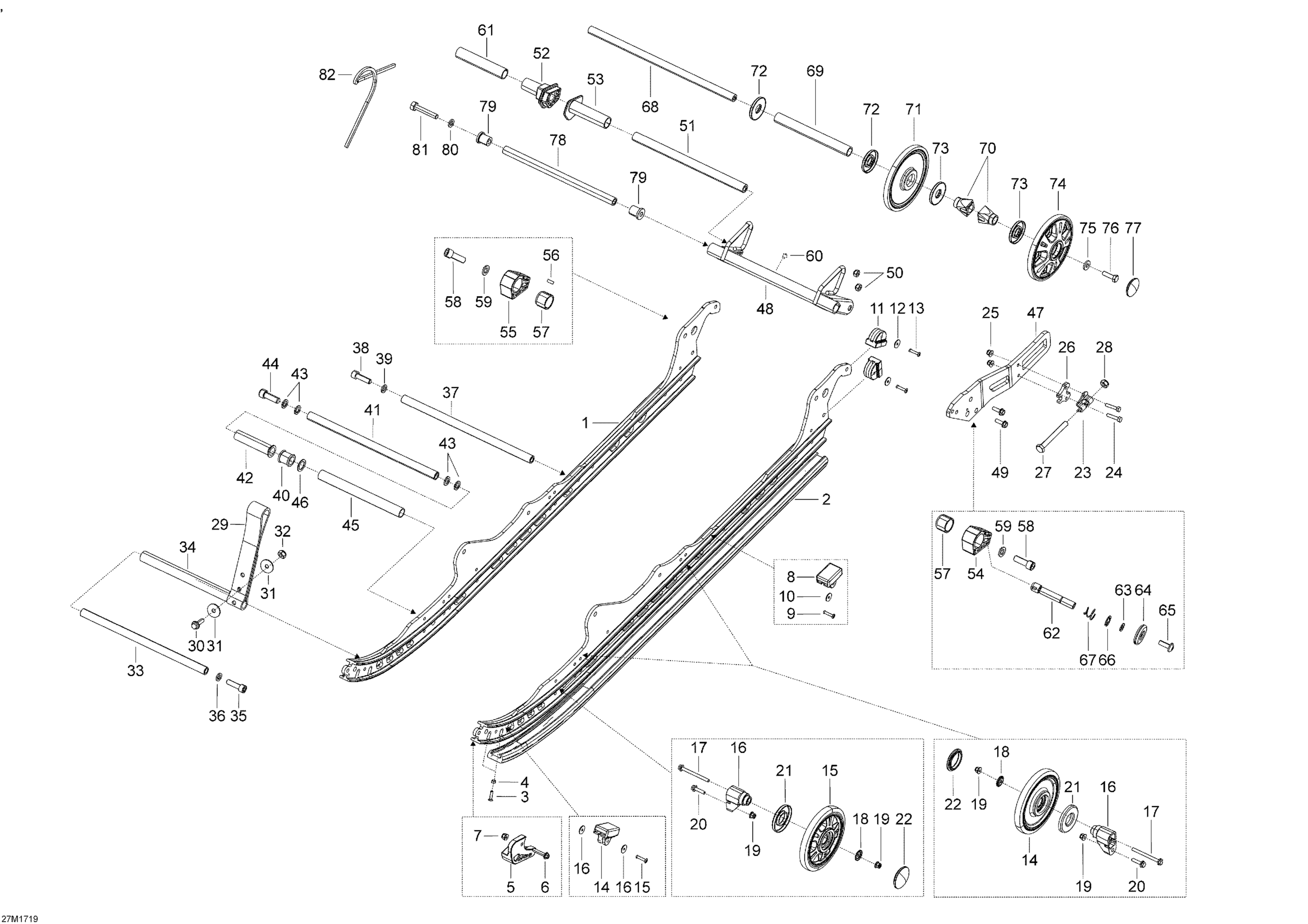 Схема узла: Rear Suspension A