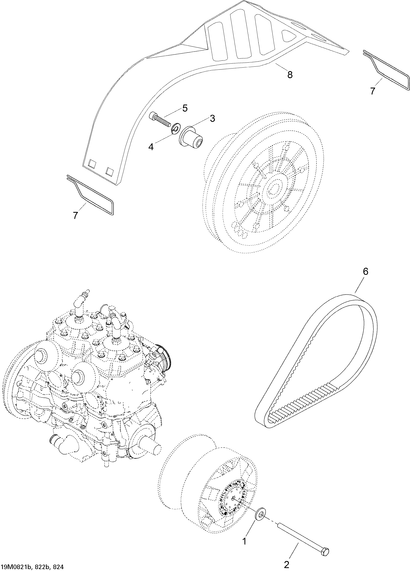 Pulley System 600HO SDI