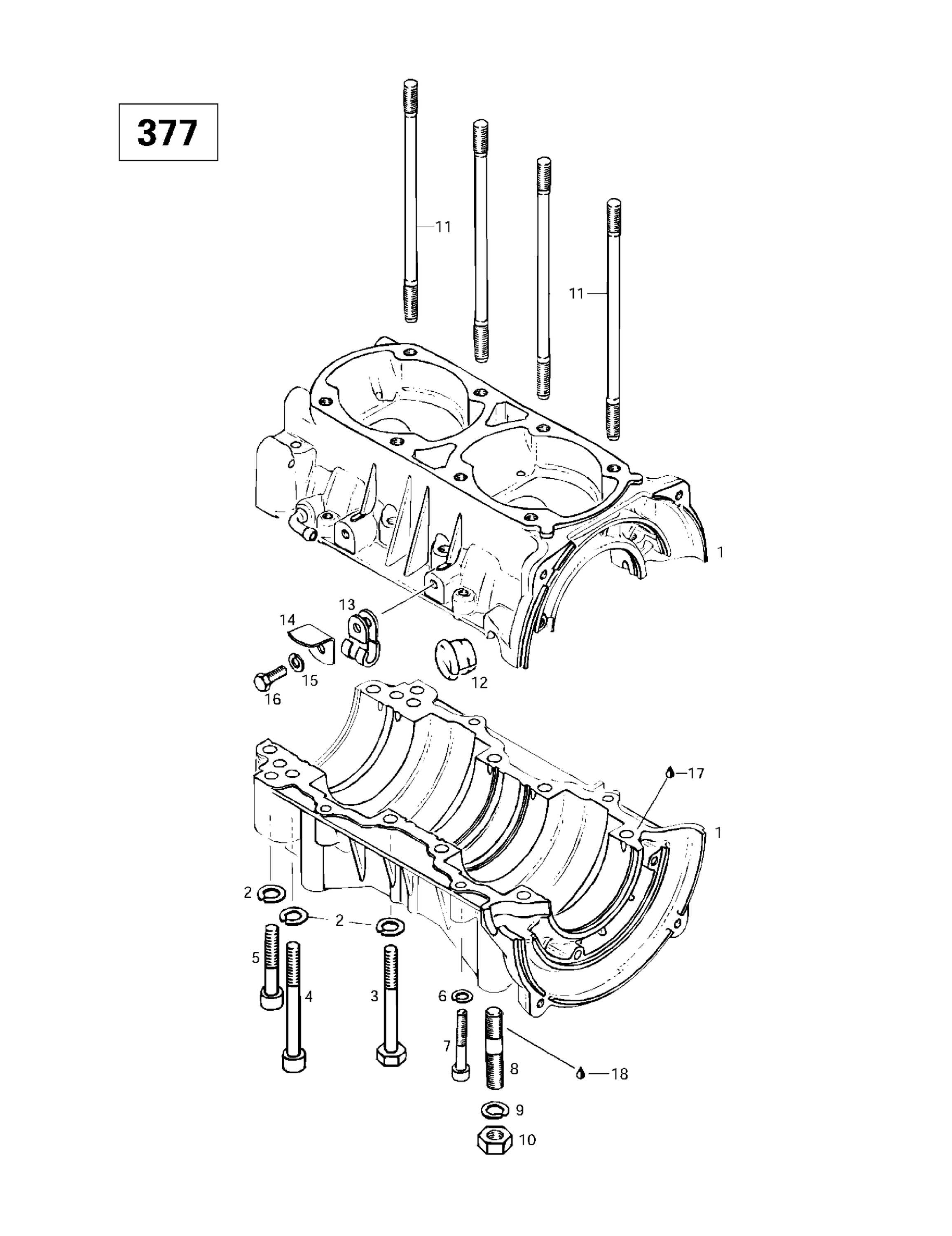 Crankcase (377)