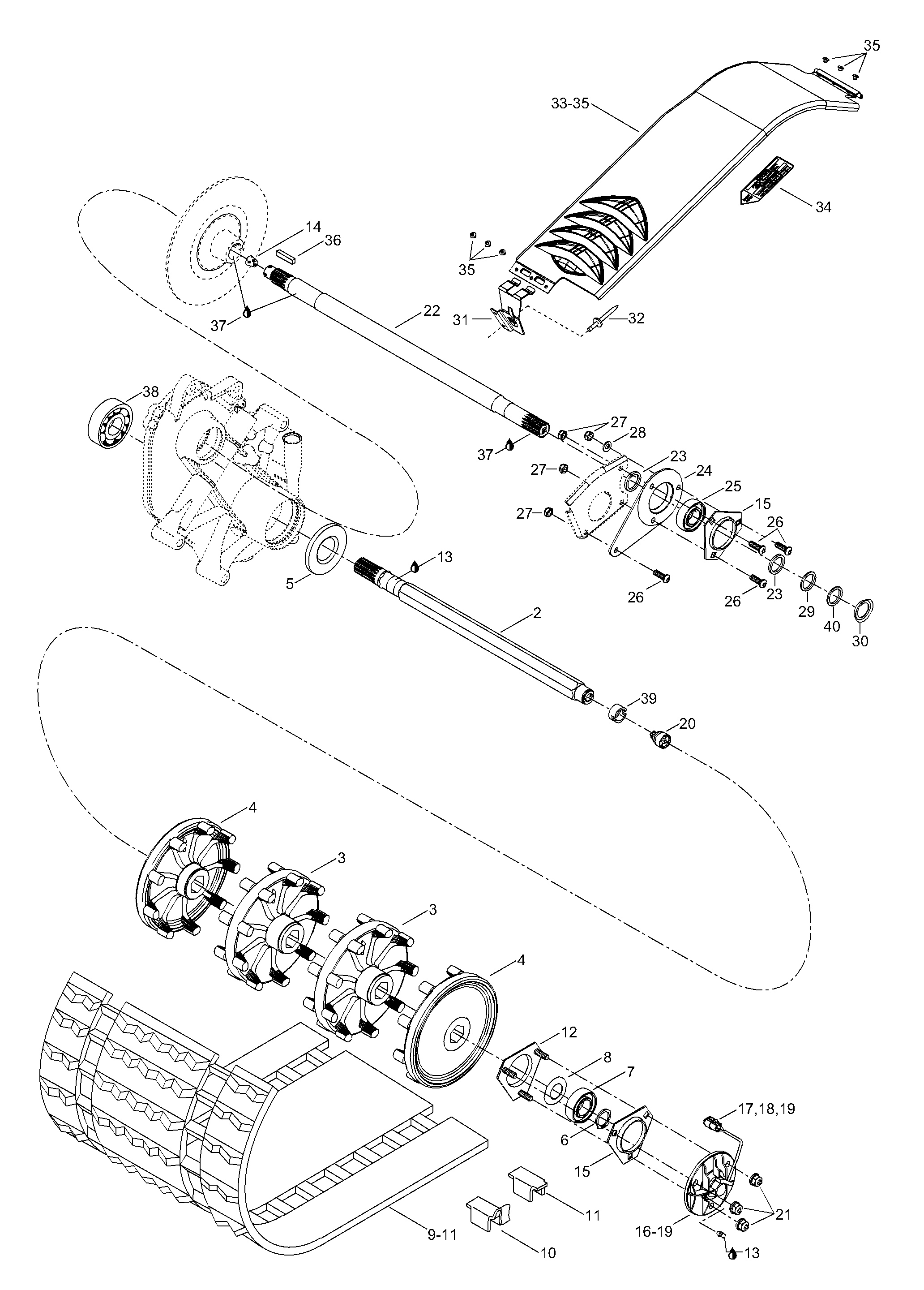 Схема узла: Drive Axle