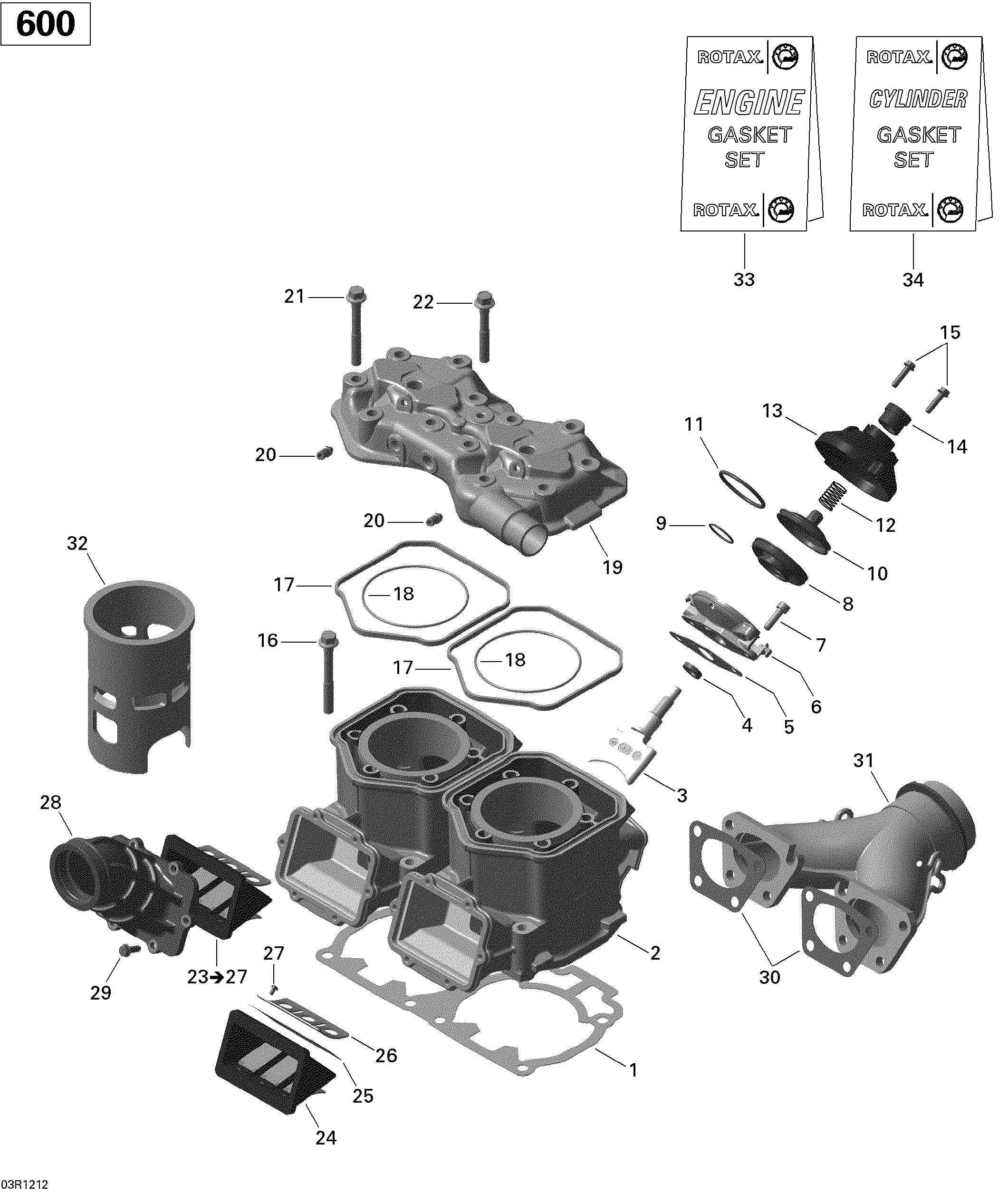 Cylinder and Cylinder Head