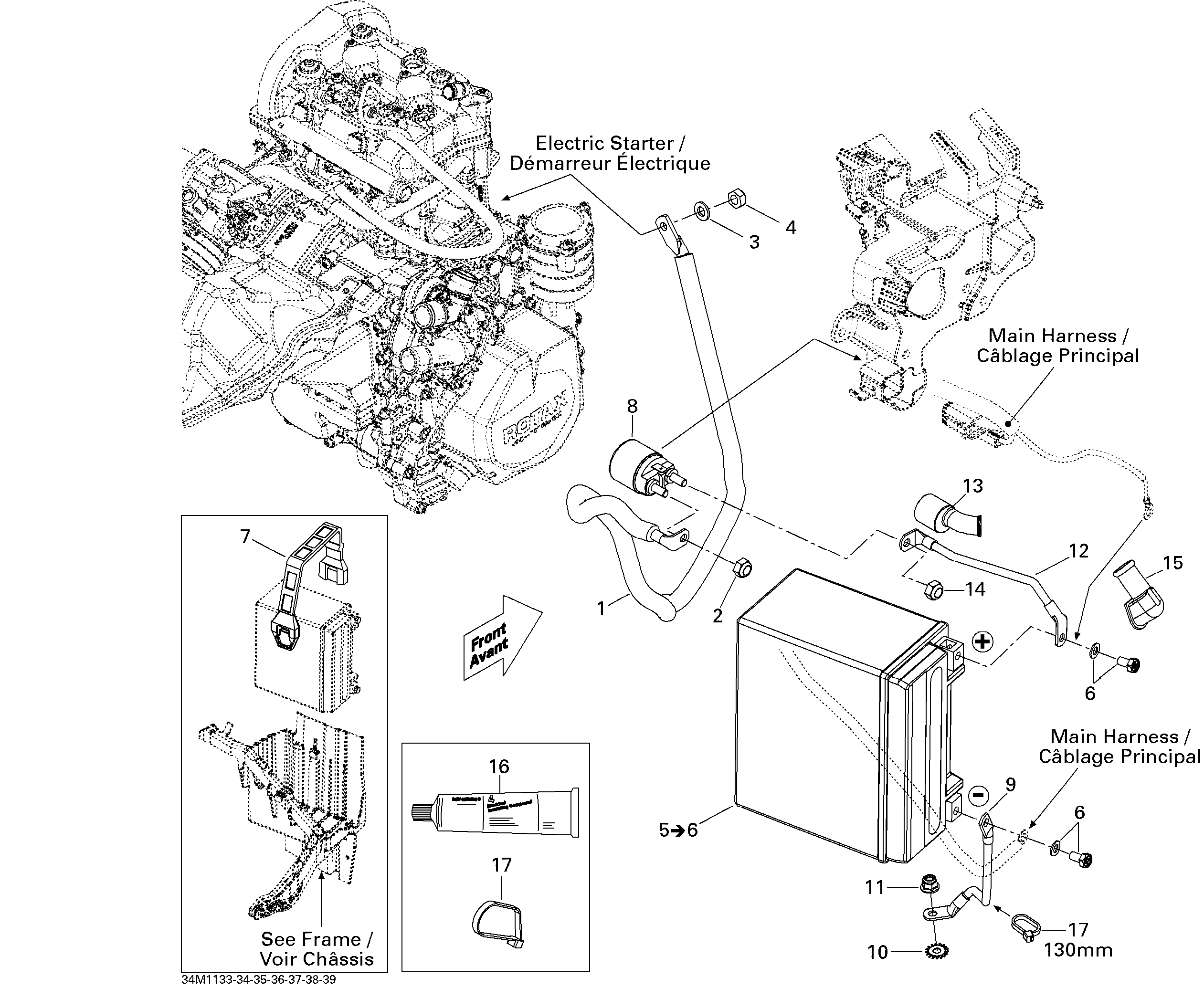 Схема узла: Battery And Starter