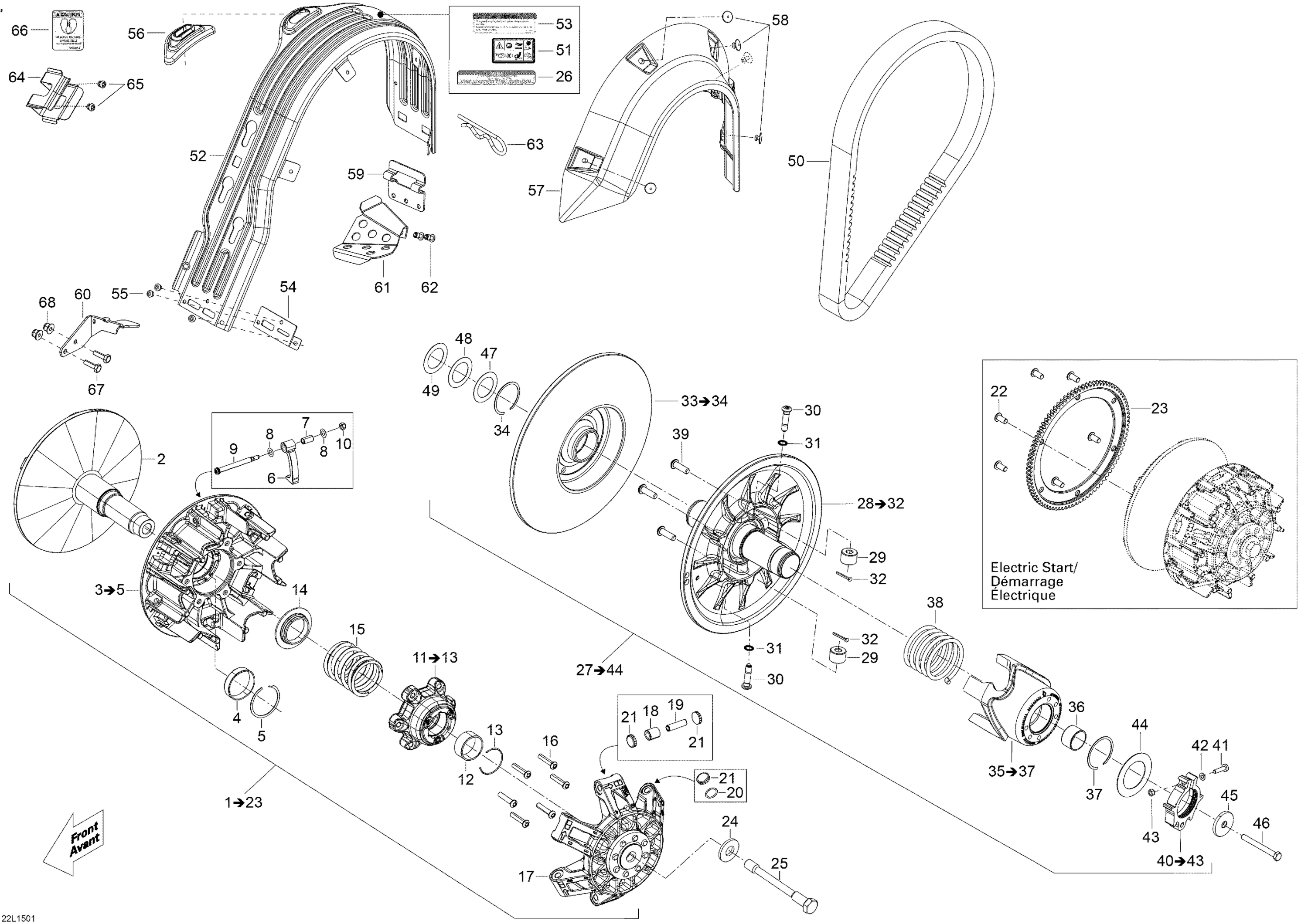 Схема узла: Pulley System _22M1546