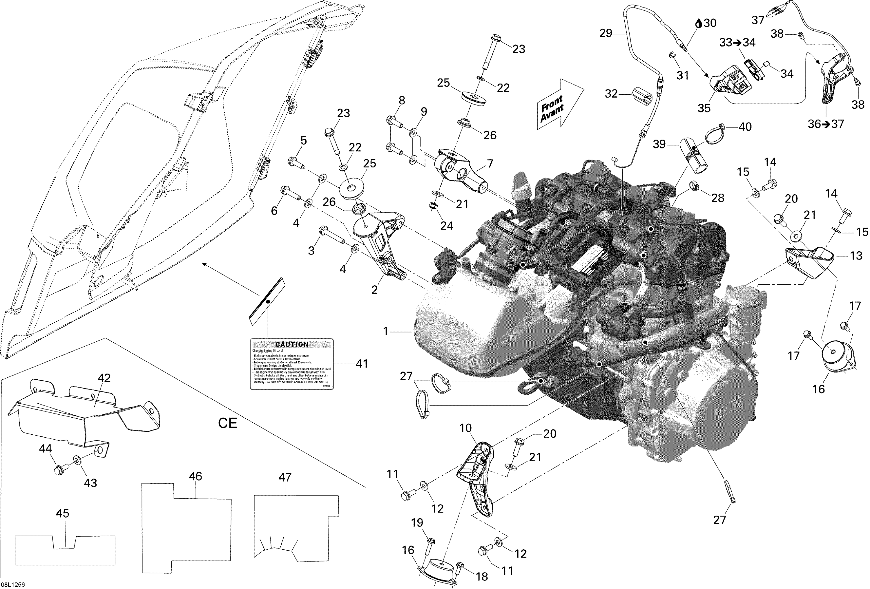 Engine And Engine Support