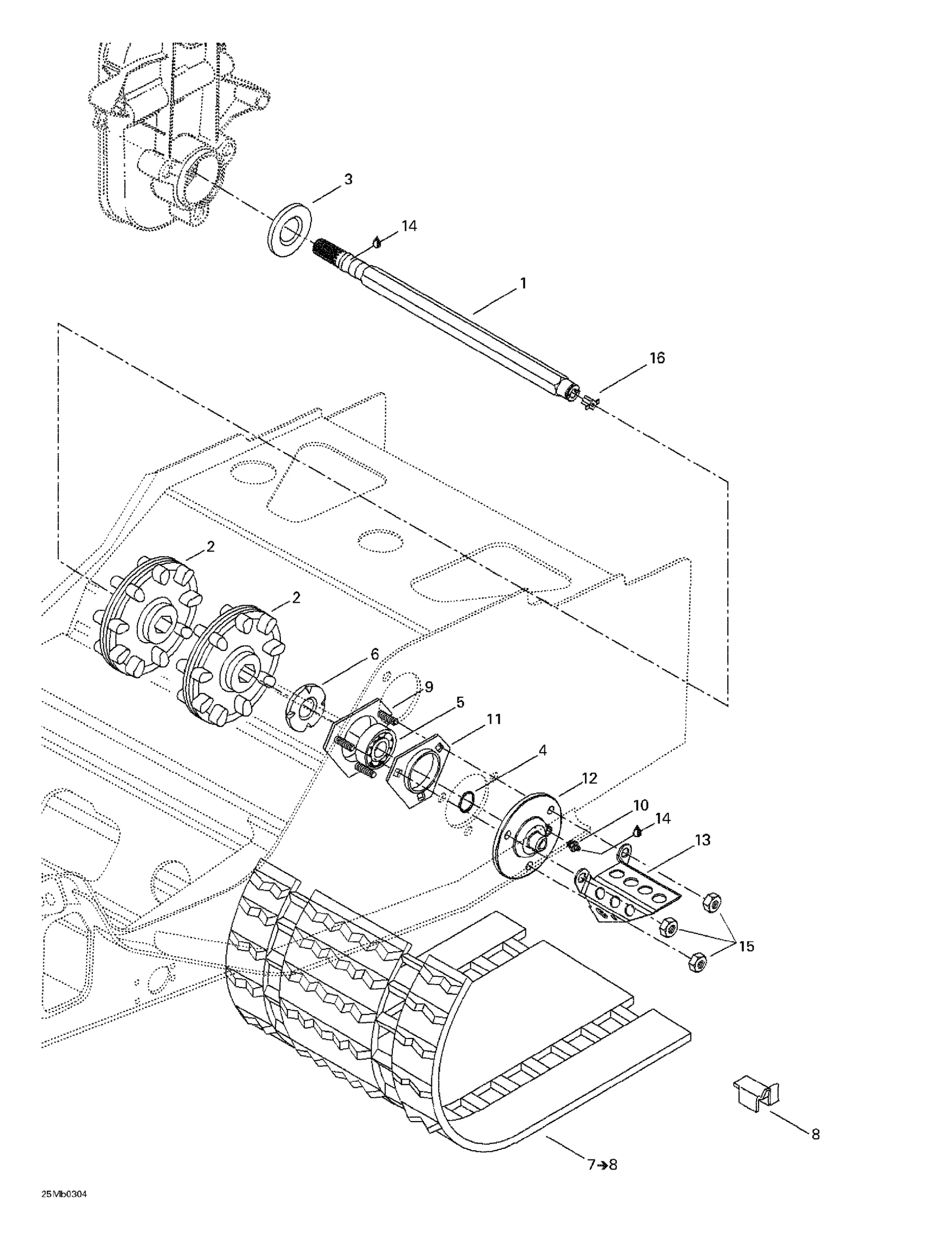 Drive Axle And Track