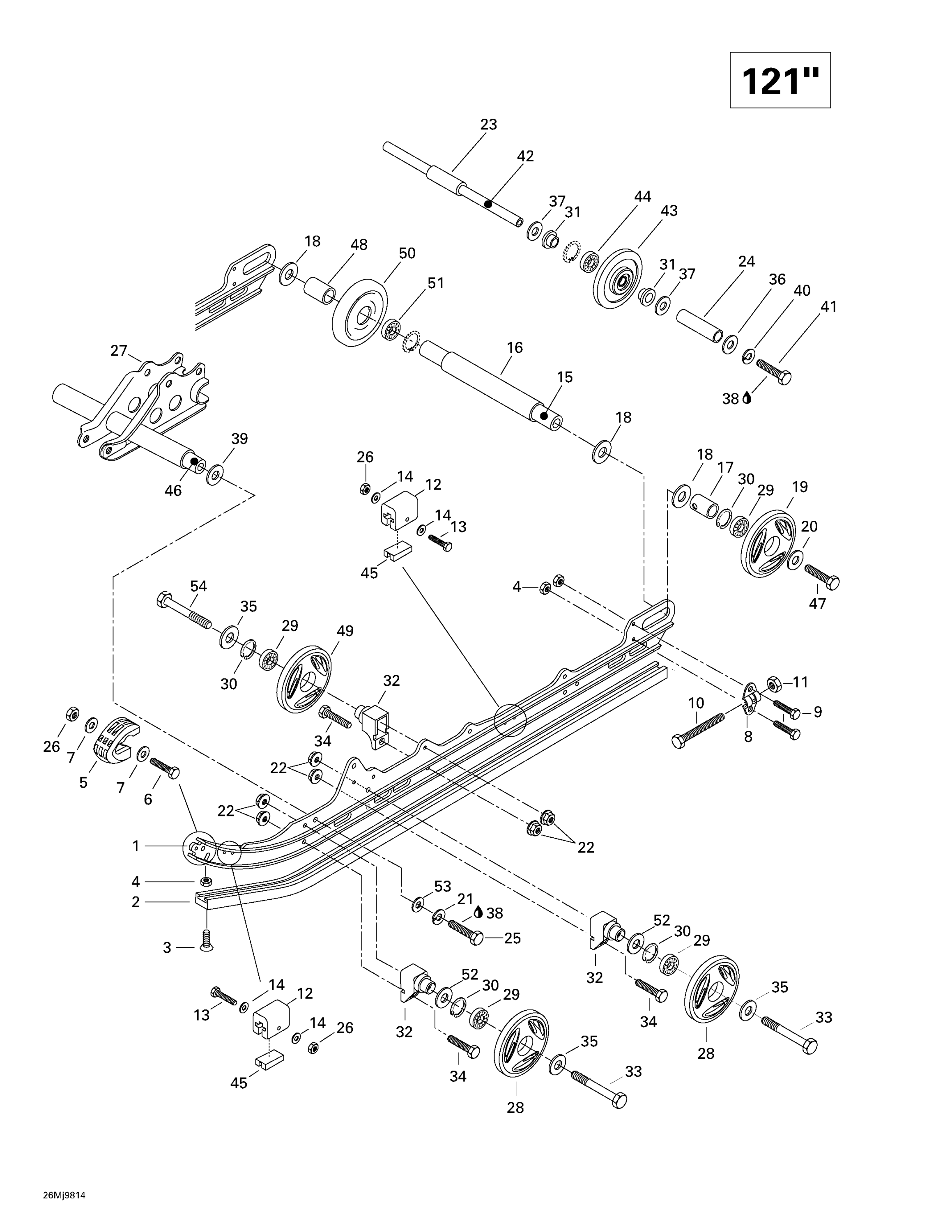 Rear Suspension (121’’)