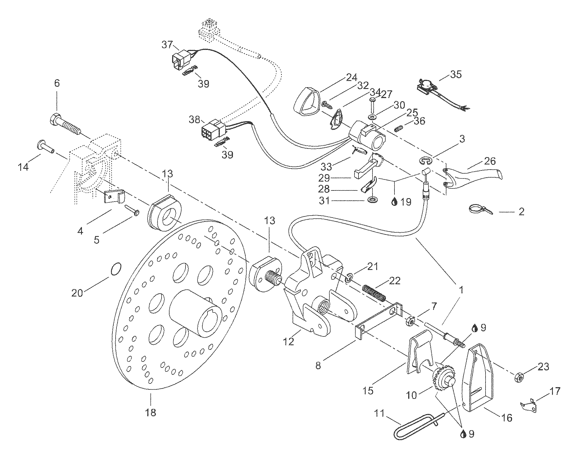 Схема узла: Brake Assy