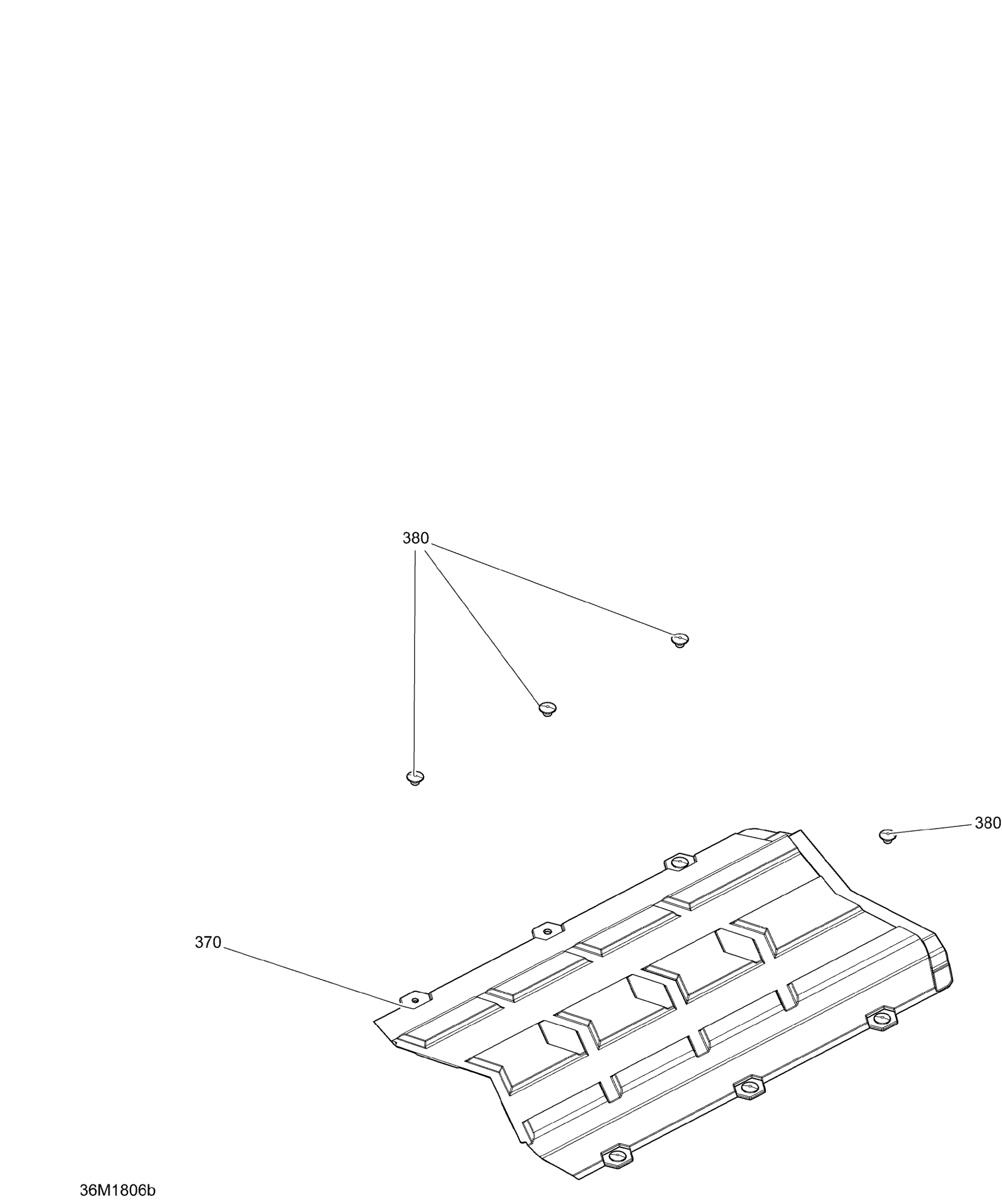 Luggage Rack MXZ, Renegade - 1200 4-TEC