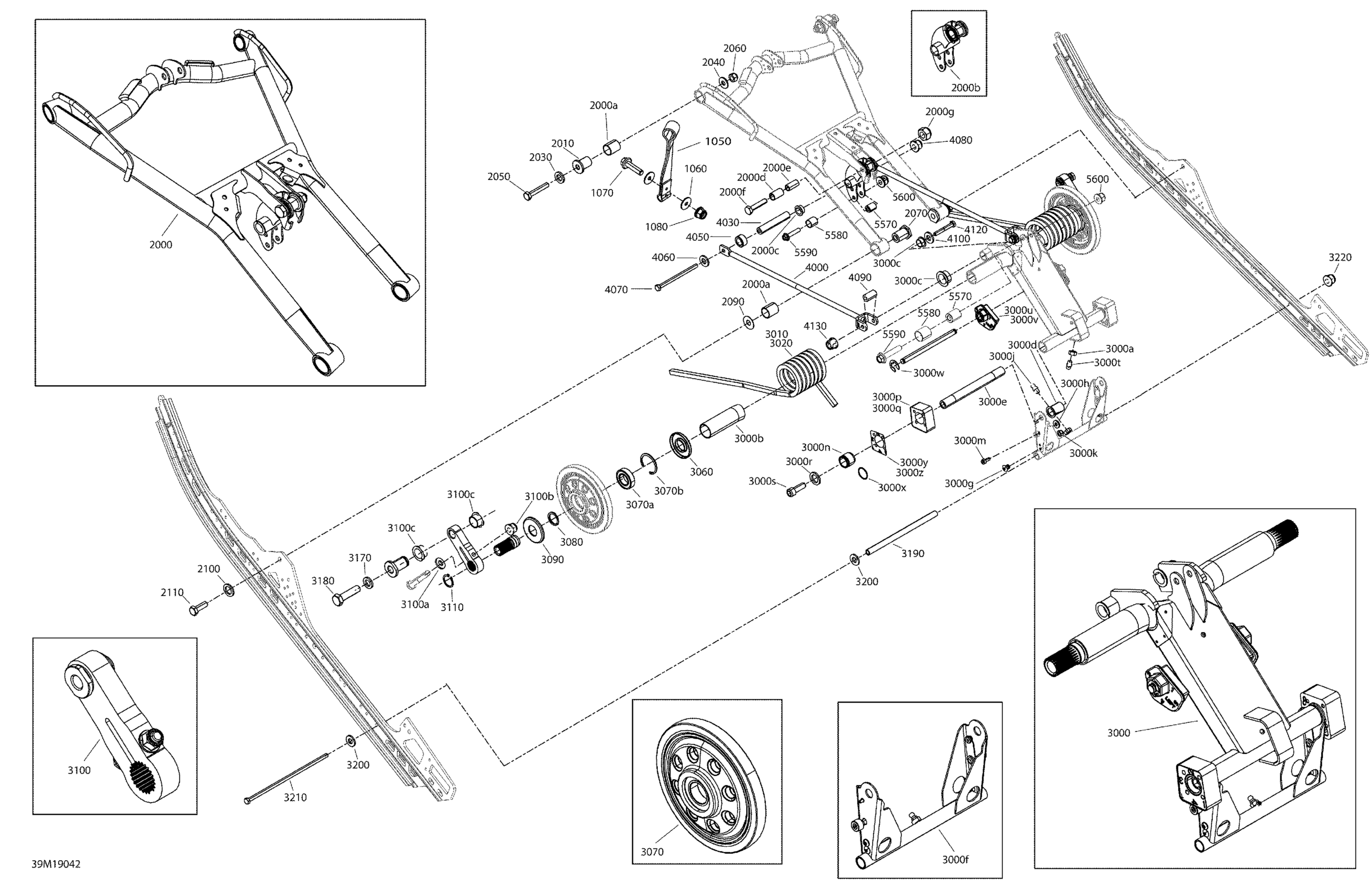 Rear Suspension - Enduro - Upper Section