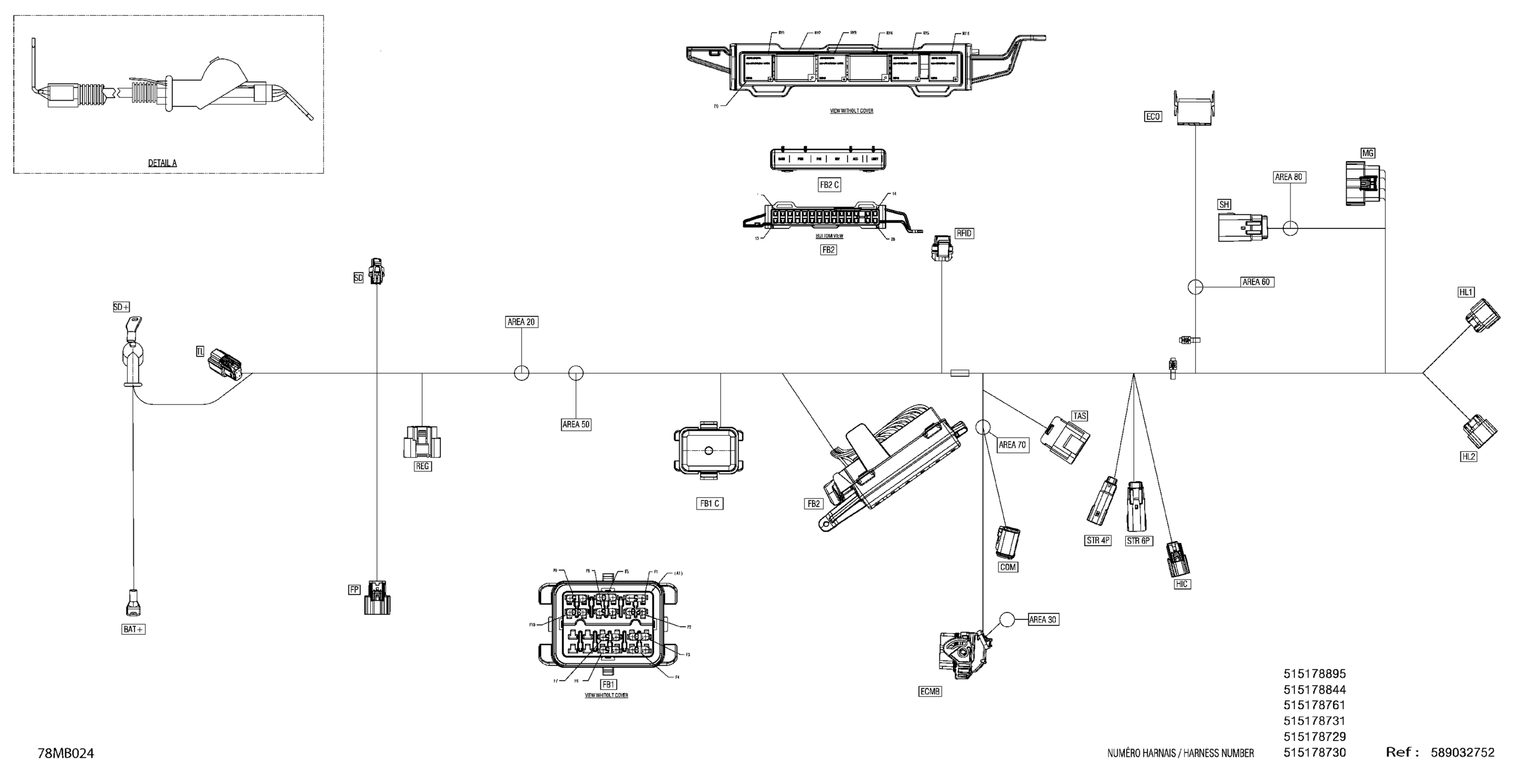 Electric - Main Harness - 515178729