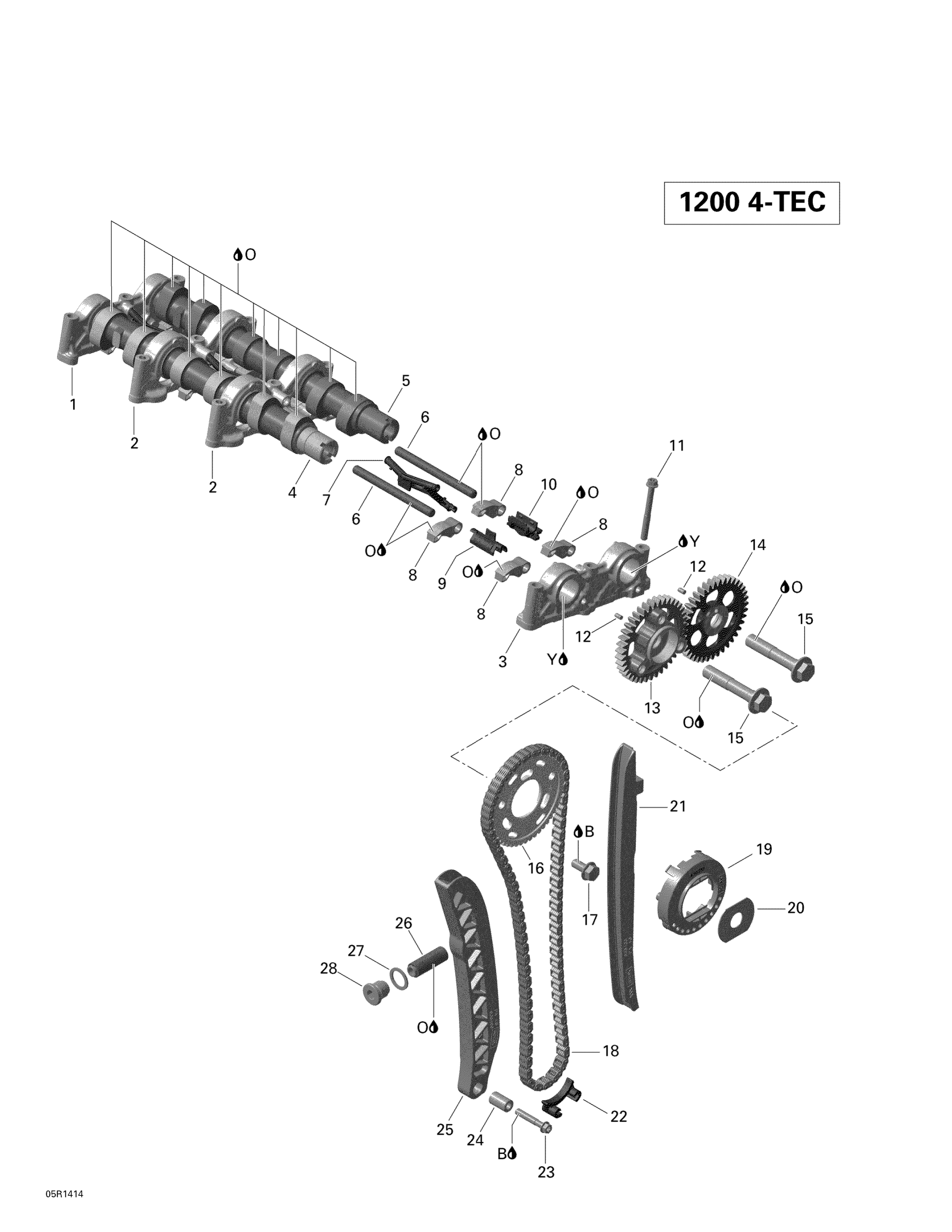 Схема узла: Camshaft And Timing Chain