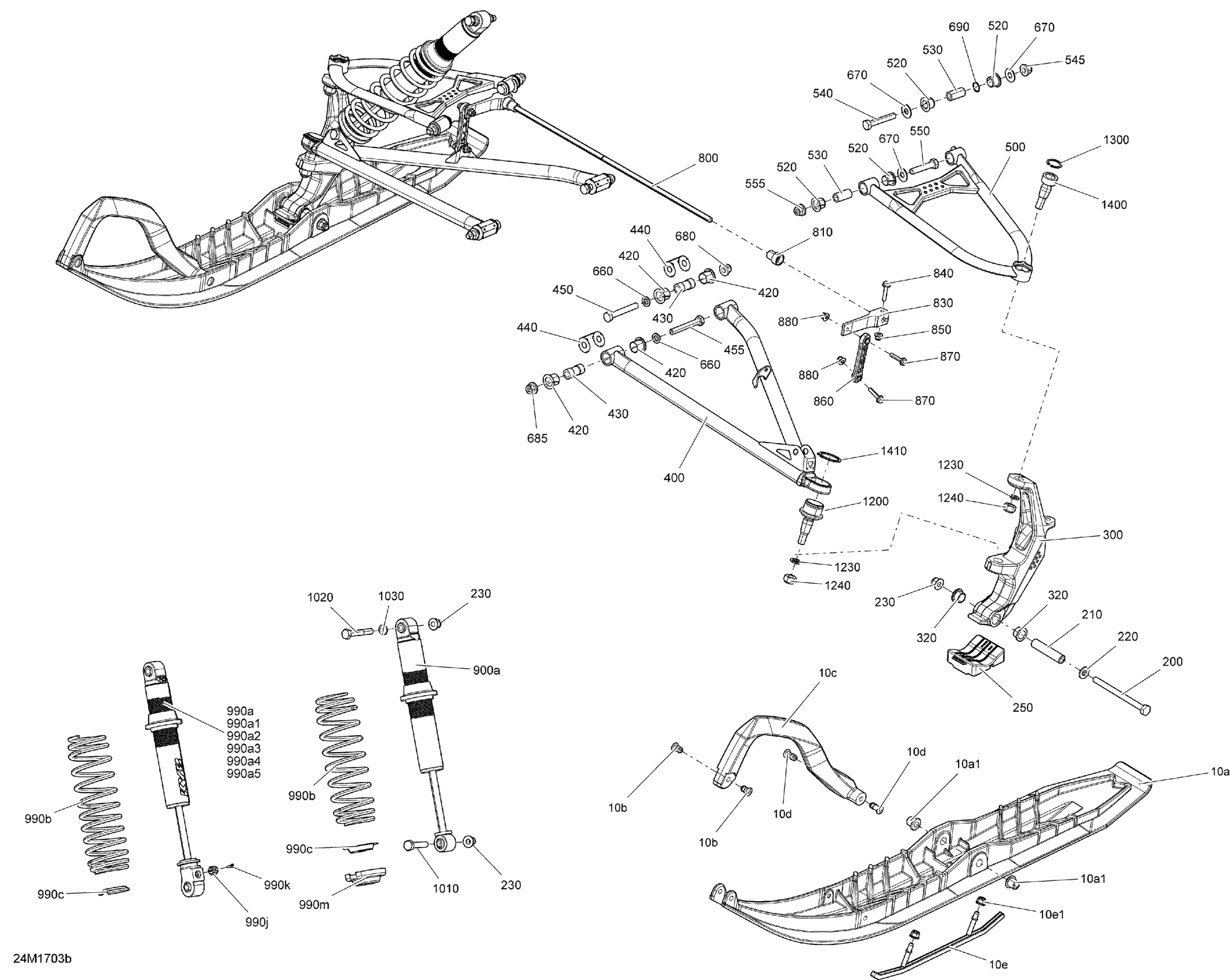 Front Suspension And Ski - Package Backcountry_Backcountry X