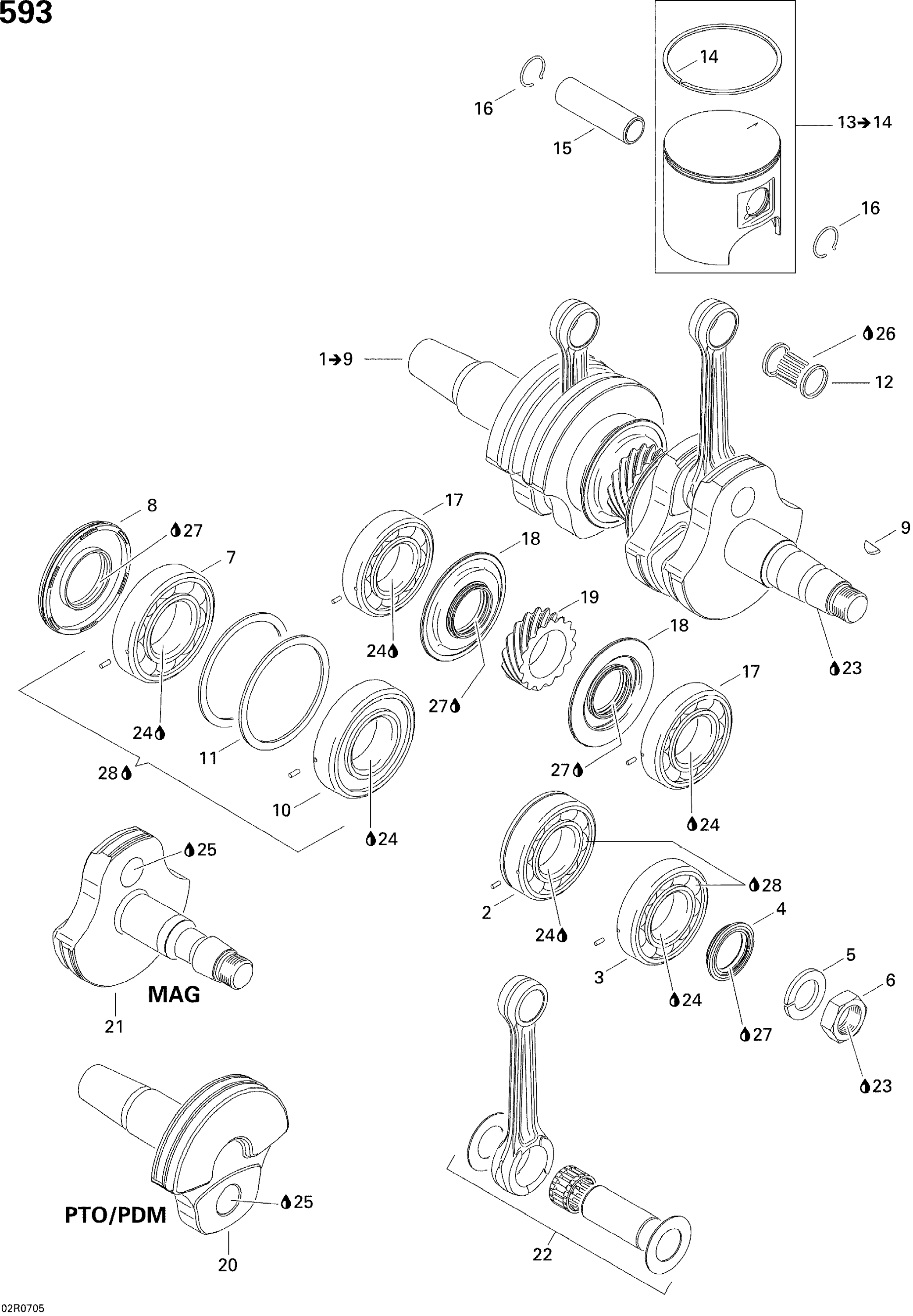 Crankshaft And Pistons