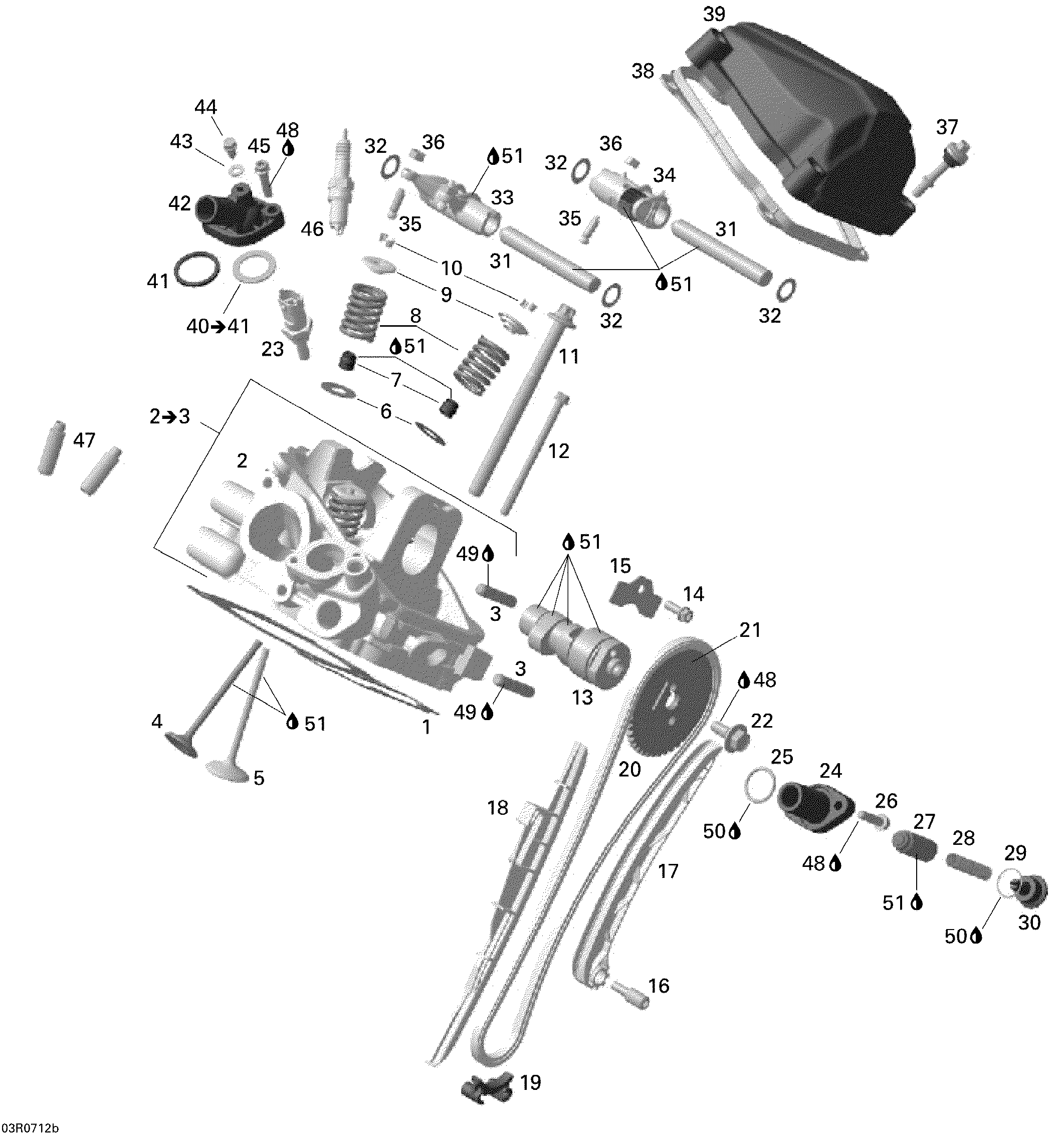 Cylinder Head, Rear