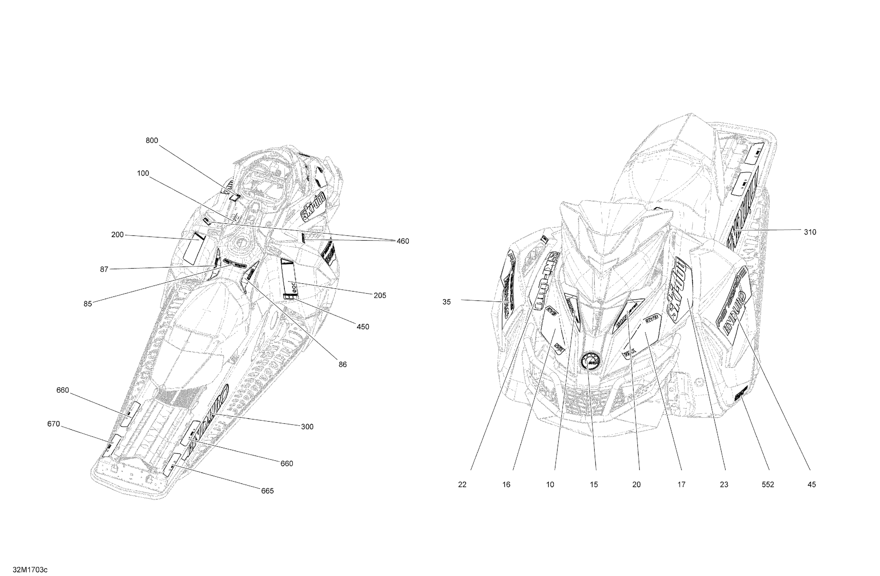 Схема узла: Decals - Package Enduro