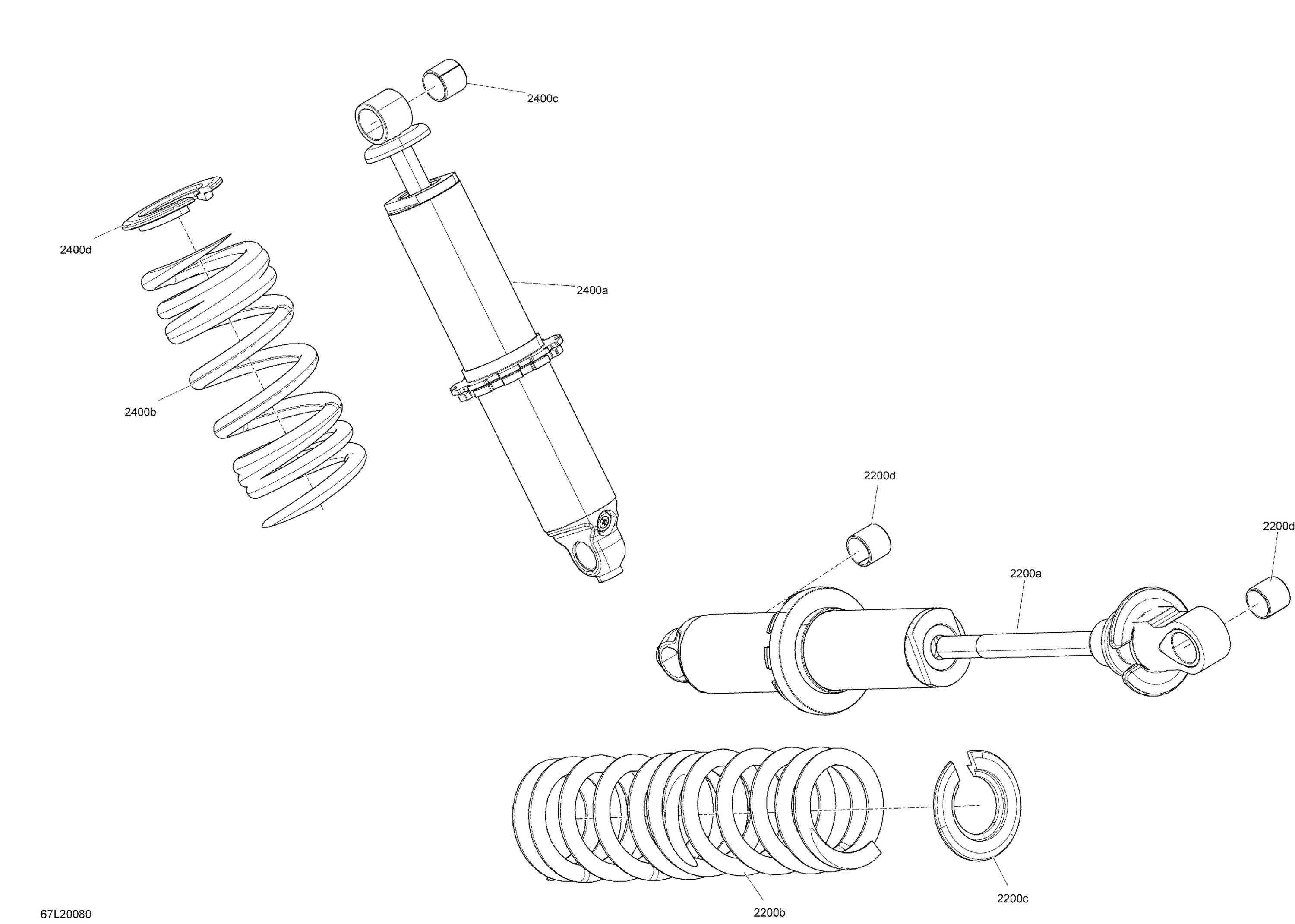 Suspension, Rear - Shocks - GT