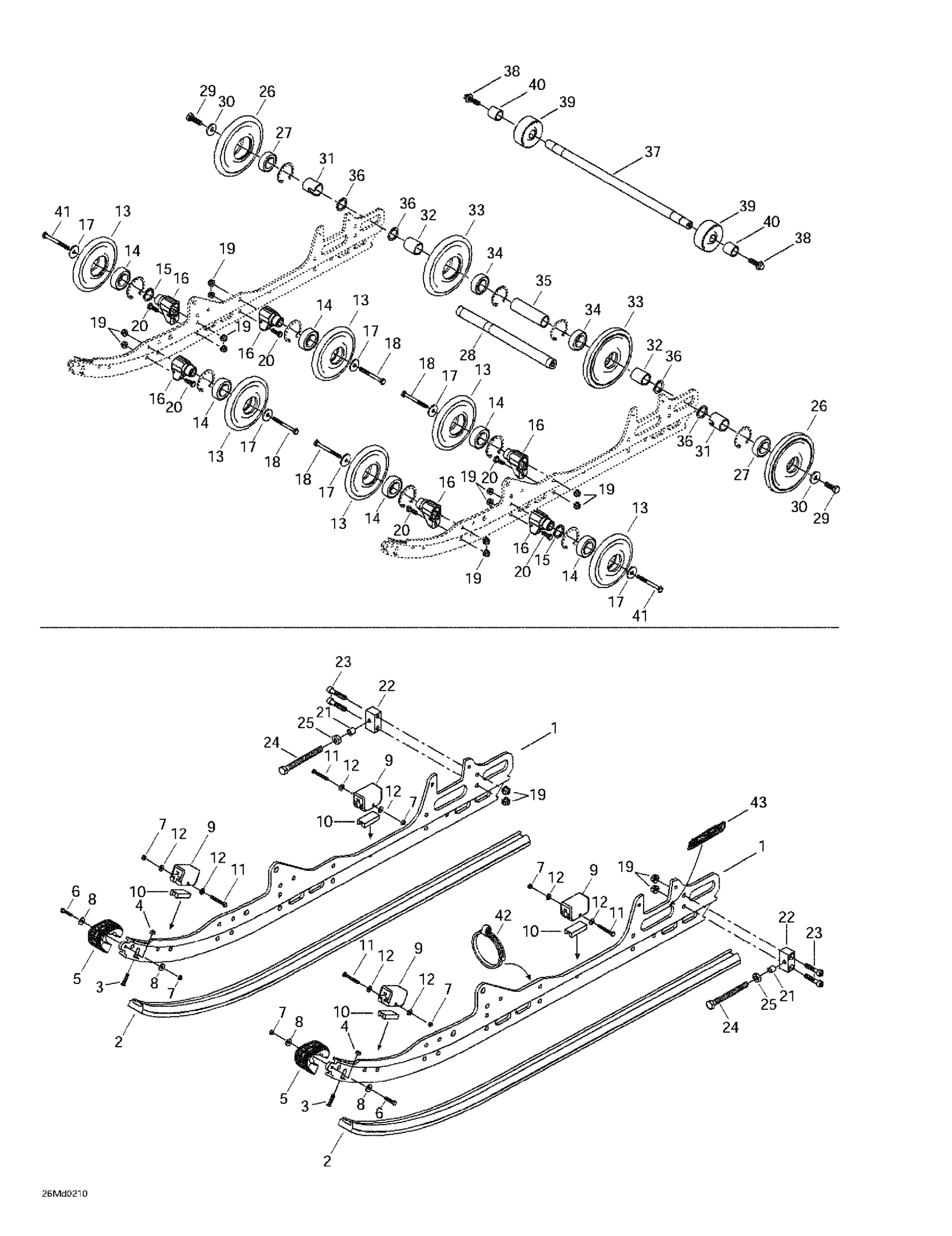 Схема узла: Rear Suspension